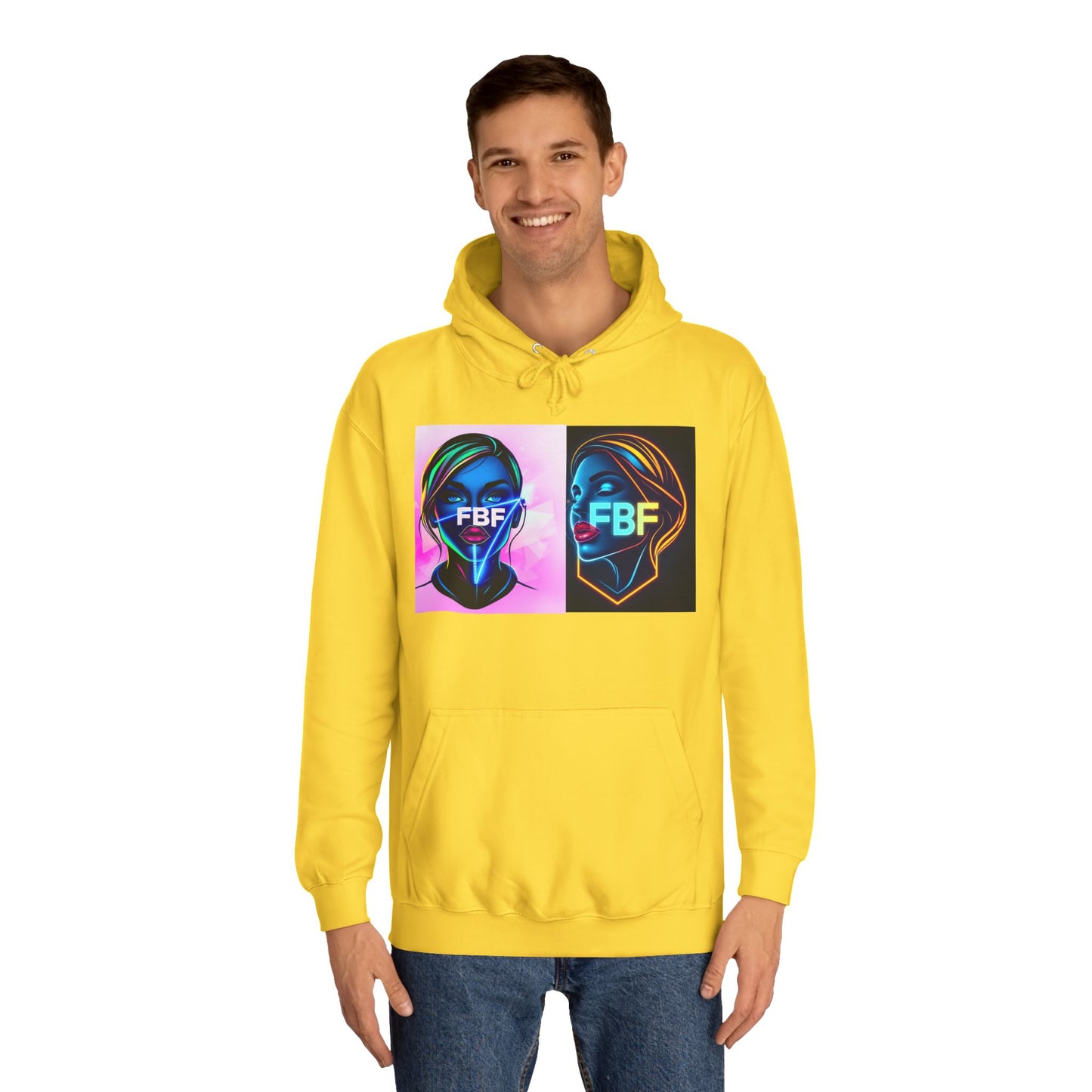Vibrant Unisex College Hoodie with Neon Graphic Design, Trendy Sweatshirt, College Apparel, Unisex Hoodie, Gift for Students, [...]