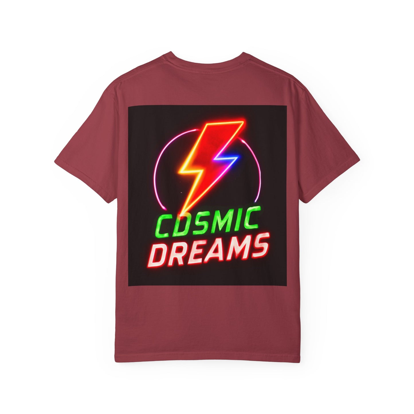 Vibrant Unisex Graphic T-Shirt, Cosmic Dreams Tee, Retro Neon Shirt, Stylish Casual Wear, Gift for Gamers & Dreamers