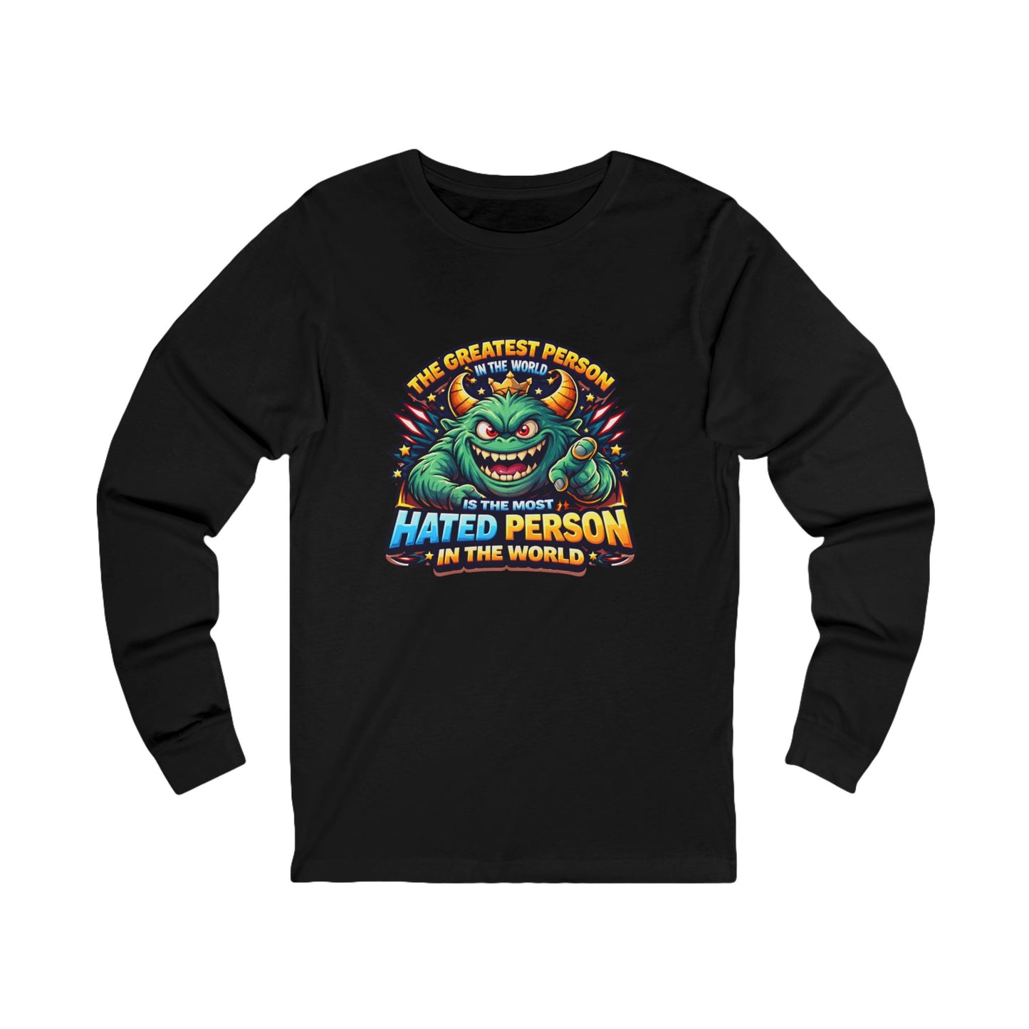 Greatest hated monster Unisex Jersey Long Sleeve Tee