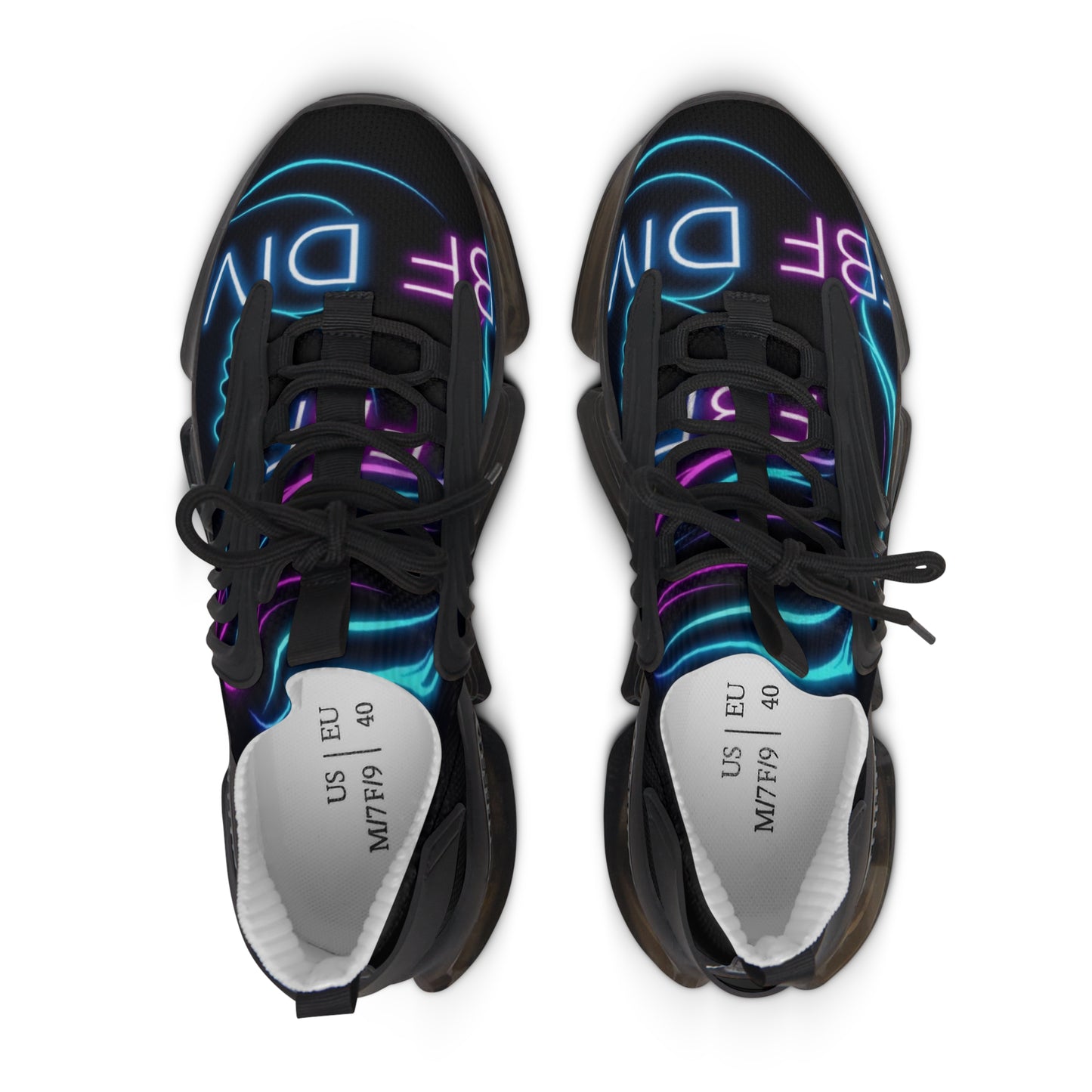 Women's Mesh Sneakers with Neon Glow Design | Stylish Athletic Shoes for Everyday Wear, Fashion, Fitness