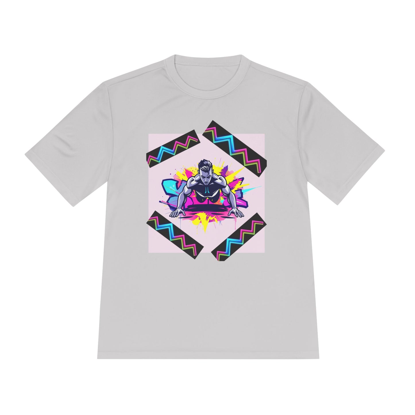 Vibrant Graphic Moisture Wicking Tee for Active Lifestyle
