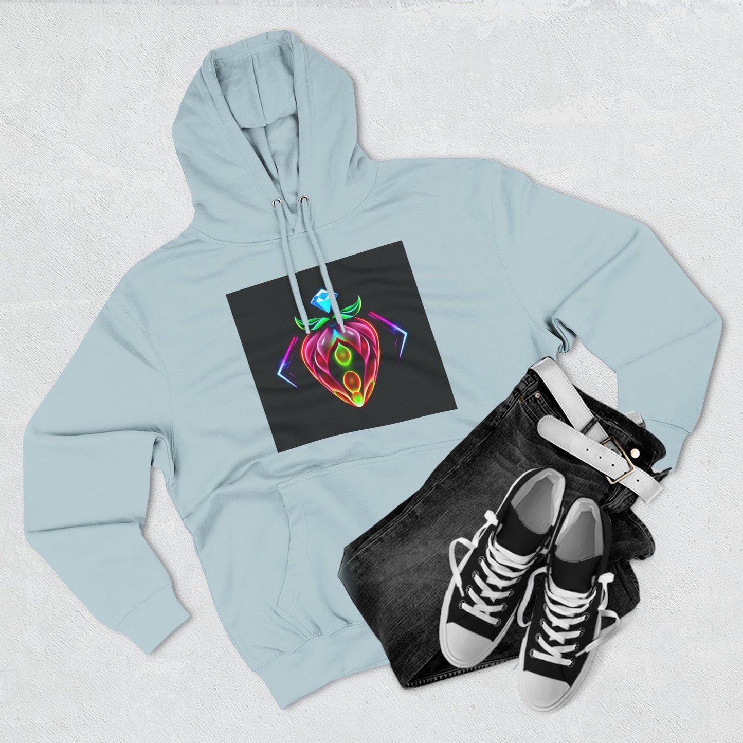Vibrant Art Hoodie, Colorful Fleece Hoodie, Unique Sweatshirt, Artistic Gift, Cozy Layer for Every Occasion
