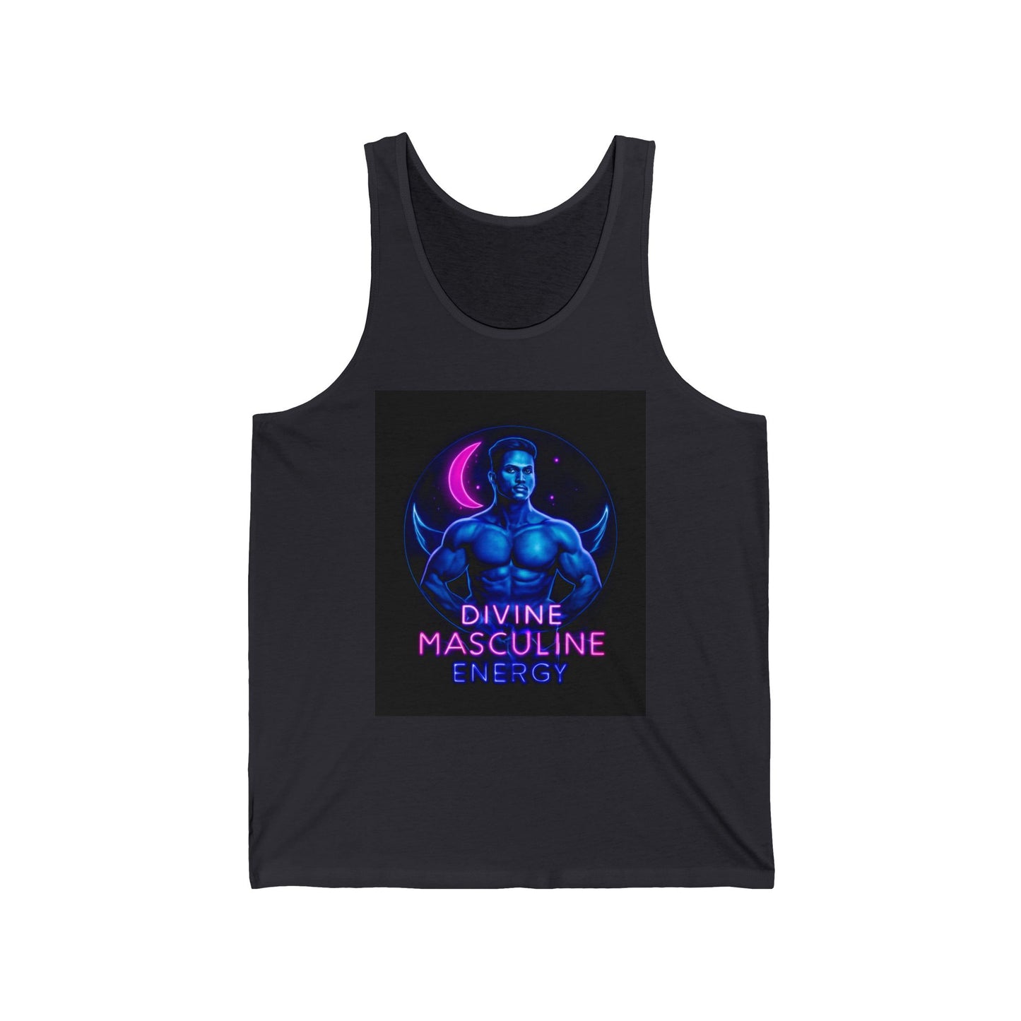 Divine Masculine Energy Tank Top | Unisex Jersey Apparel | Fitness Wear, Gift for Him, Casual Summer Attire, Spiritual Clothing, [...]