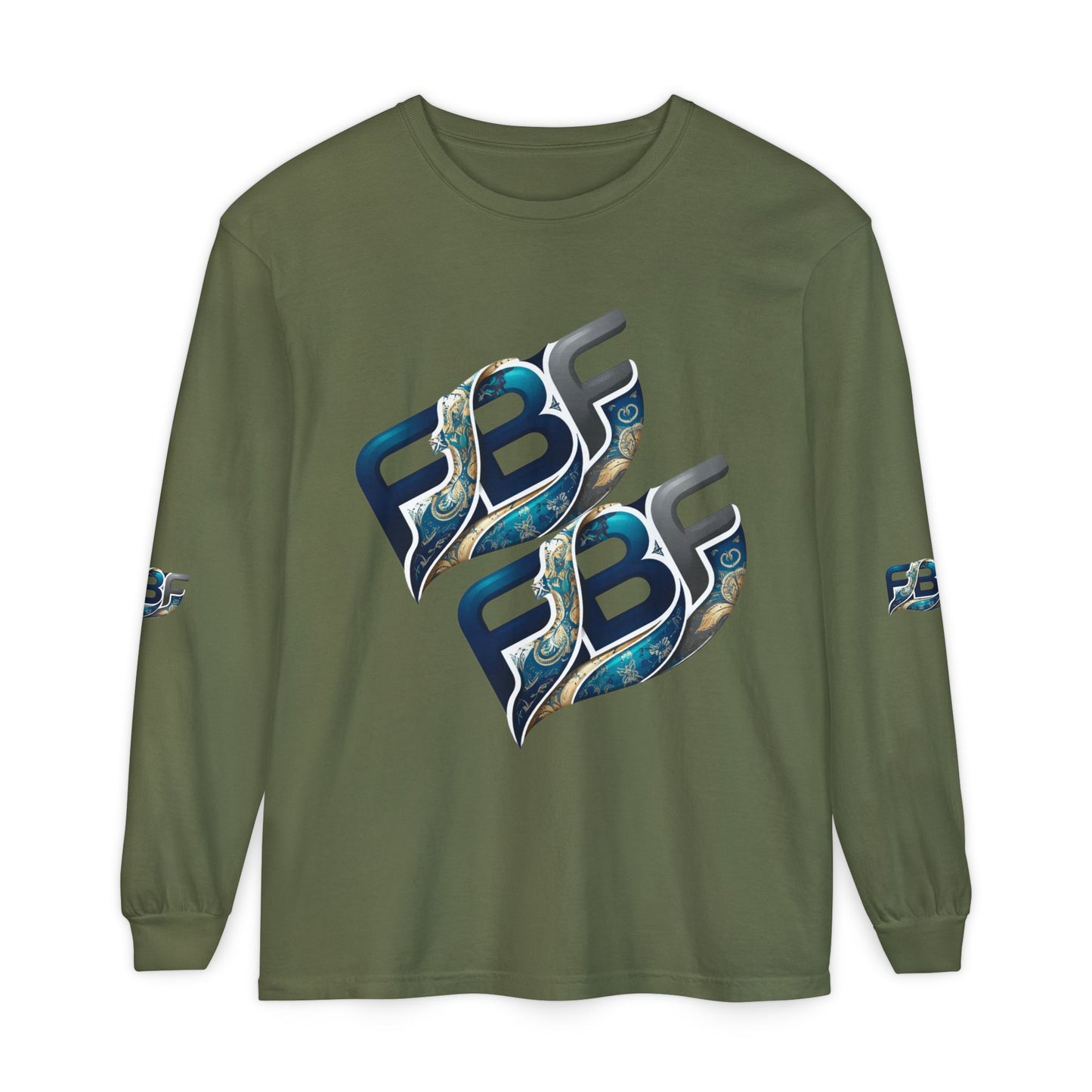 FBF Logo Long Sleeve T‑Shirt — Graphic Streetwear Tee