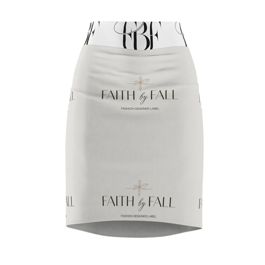 Chic Women's Pencil Skirt - AOP, Fashion Skirt, Stylish Workwear, Trendy Casual Outfit, Faith by Fall Fashion