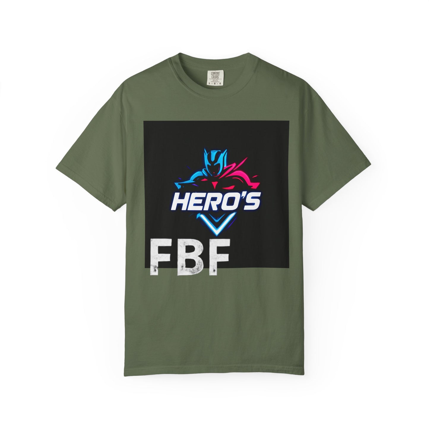 Hero's Unisex Garment-Dyed T-shirt, Casual Tee, Perfect for Gifting, Comic Fans, Hero Celebrations, Graphic Tee, Everyday Wear