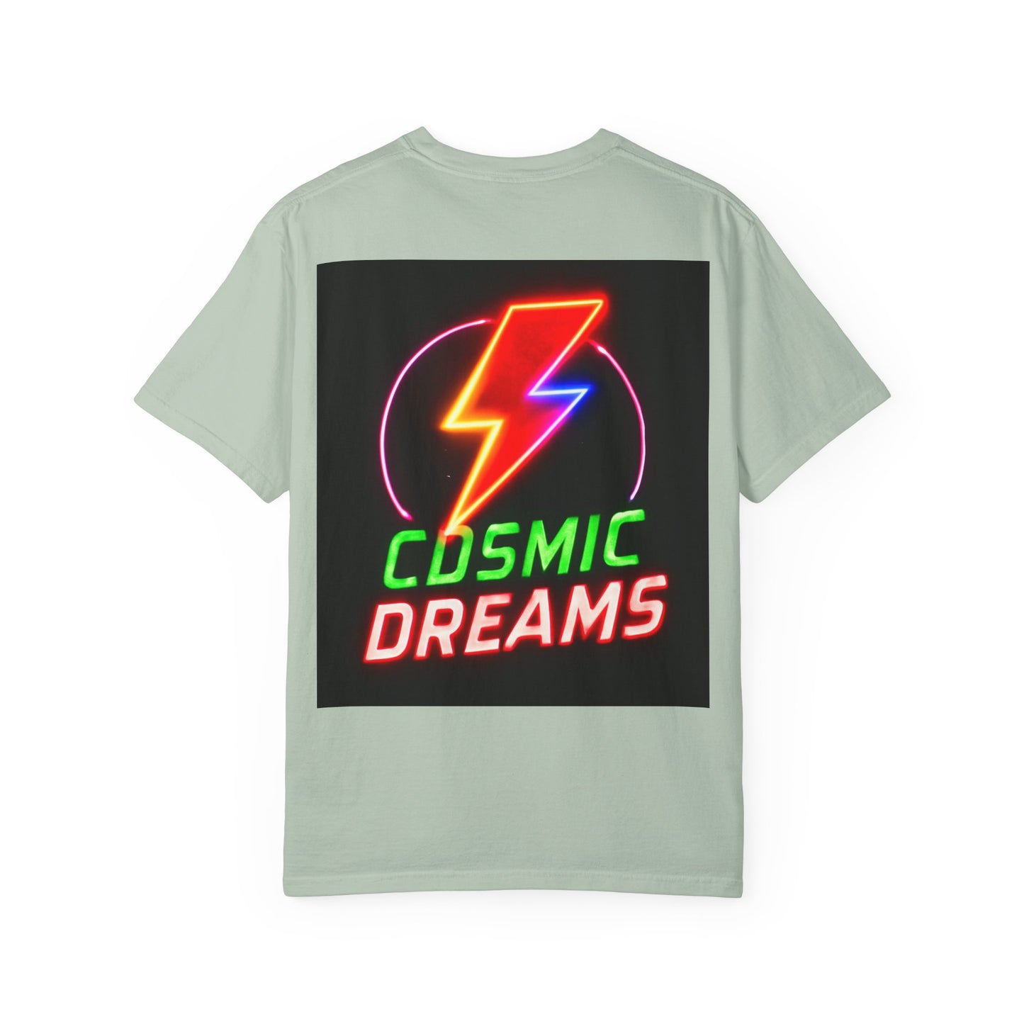 Vibrant Unisex Graphic T-Shirt, Cosmic Dreams Tee, Retro Neon Shirt, Stylish Casual Wear, Gift for Gamers & Dreamers