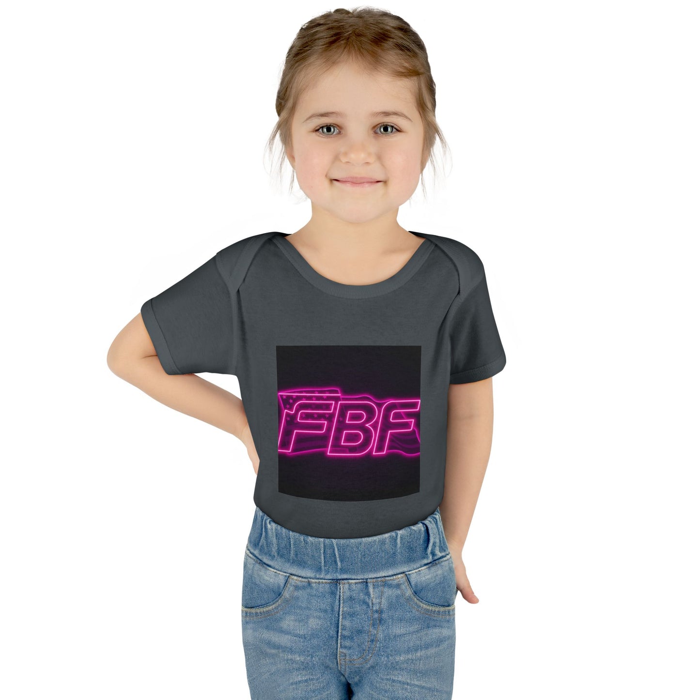 Neon Baby Bodysuit for Trendy Infants, Cool Graphic Onesie, Unique Baby Gift, Personalized Baby Outfit, Modern Infant Apparel