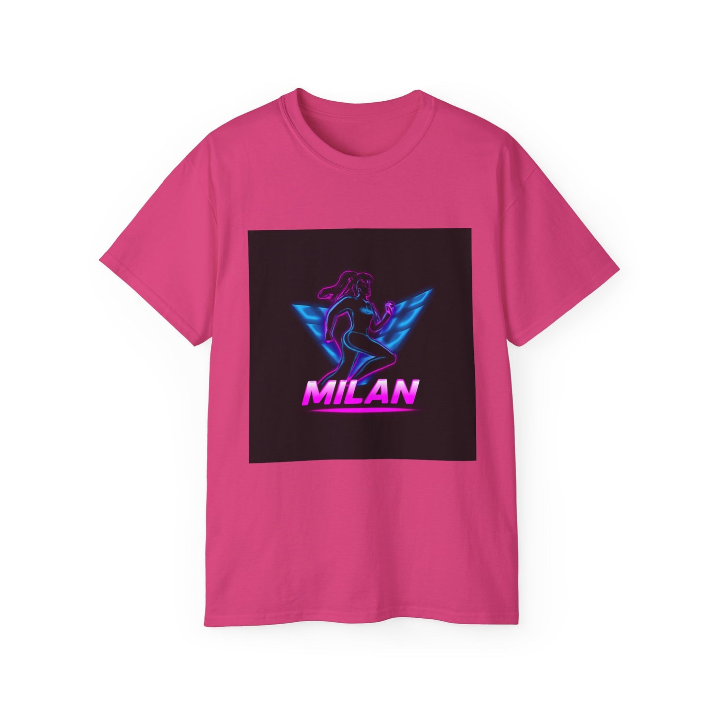 Milan Graphic Tee, Unisex Ultra Cotton T-Shirt, Retro Sportswear, Casual Streetwear, Birthday Gift, Unique Fashion Statement