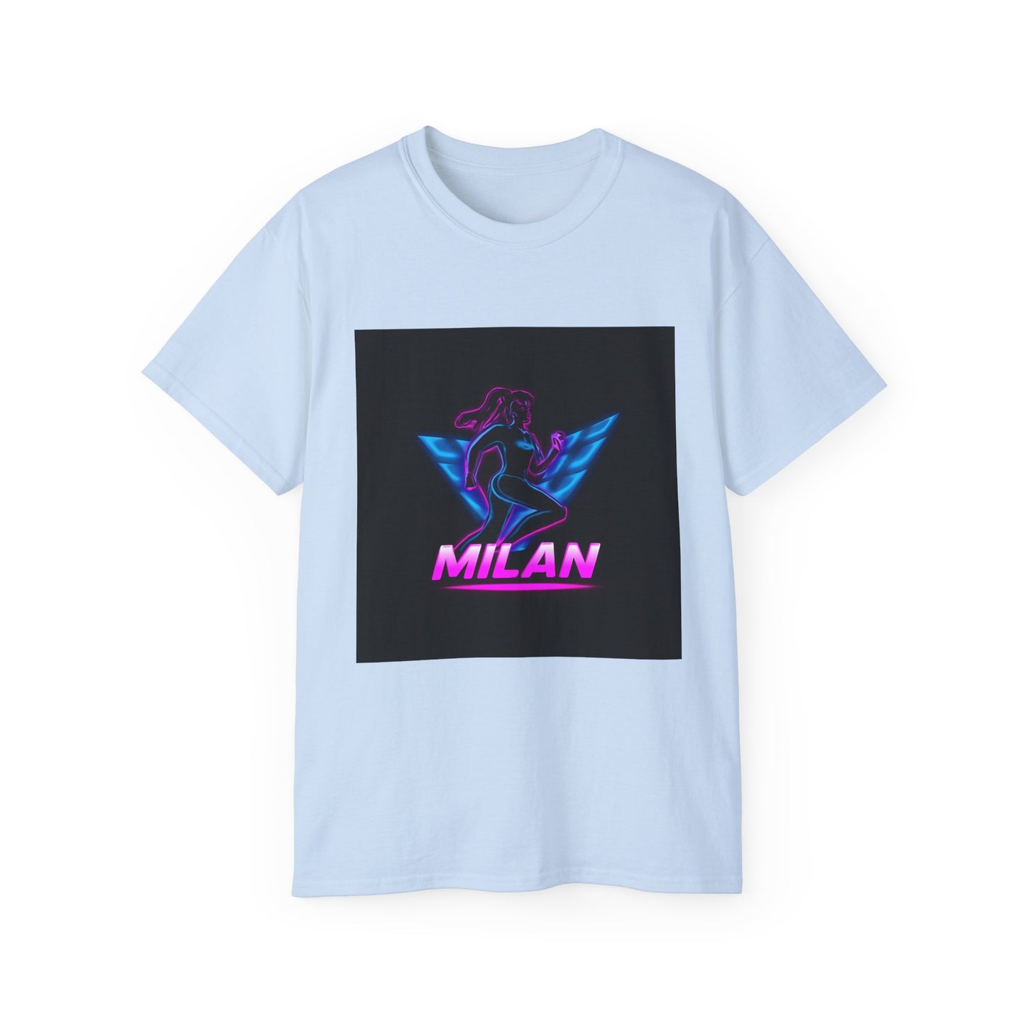 Milan Graphic Tee, Unisex Ultra Cotton T-Shirt, Retro Sportswear, Casual Streetwear, Birthday Gift, Unique Fashion Statement
