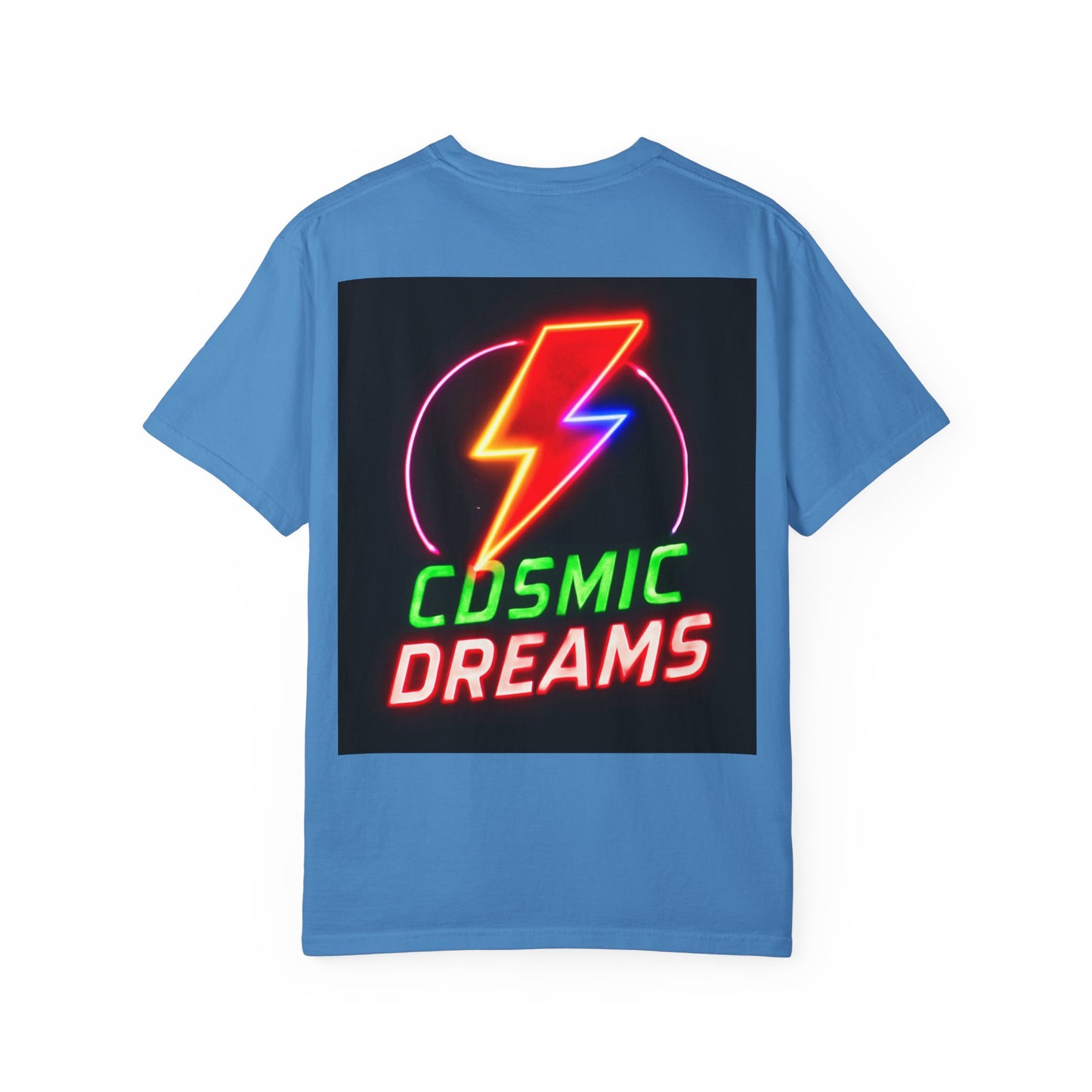 Vibrant Unisex Graphic T-Shirt, Cosmic Dreams Tee, Retro Neon Shirt, Stylish Casual Wear, Gift for Gamers & Dreamers