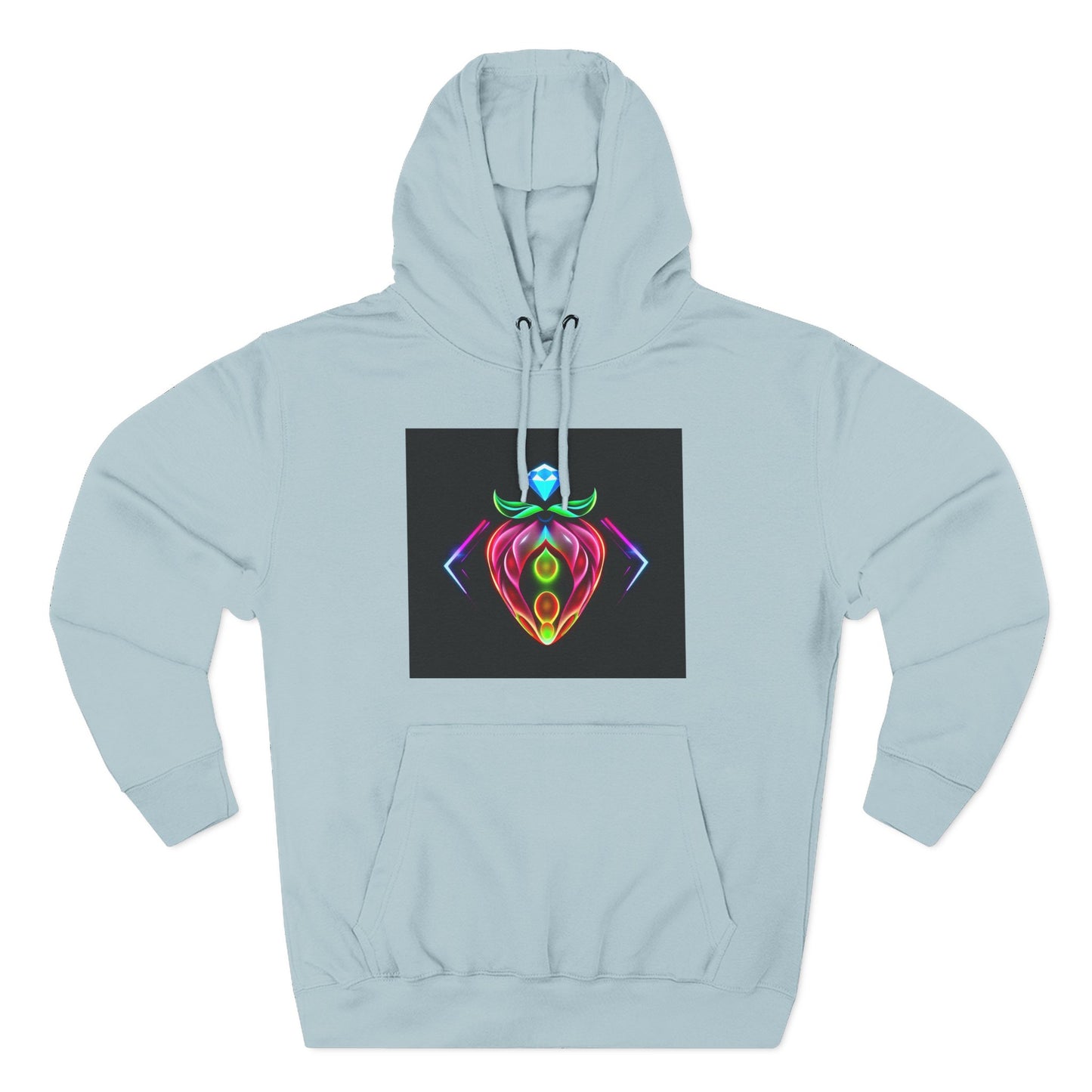 Vibrant Art Hoodie, Colorful Fleece Hoodie, Unique Sweatshirt, Artistic Gift, Cozy Layer for Every Occasion