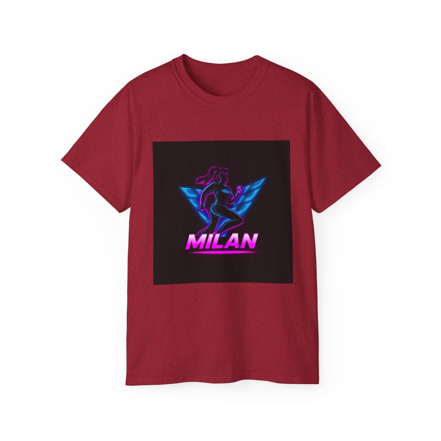 Milan Graphic Tee, Unisex Ultra Cotton T-Shirt, Retro Sportswear, Casual Streetwear, Birthday Gift, Unique Fashion Statement