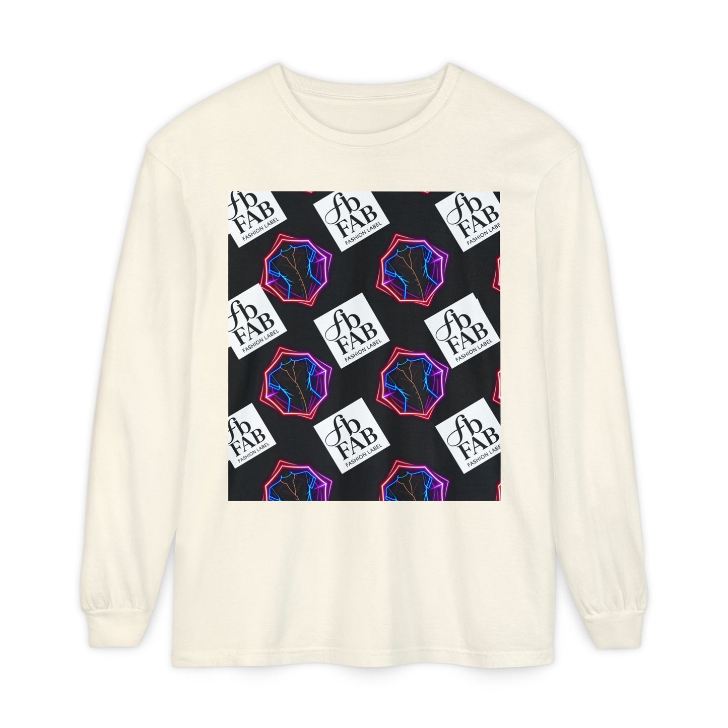 Unisex Garment-dyed Long Sleeve T-Shirt