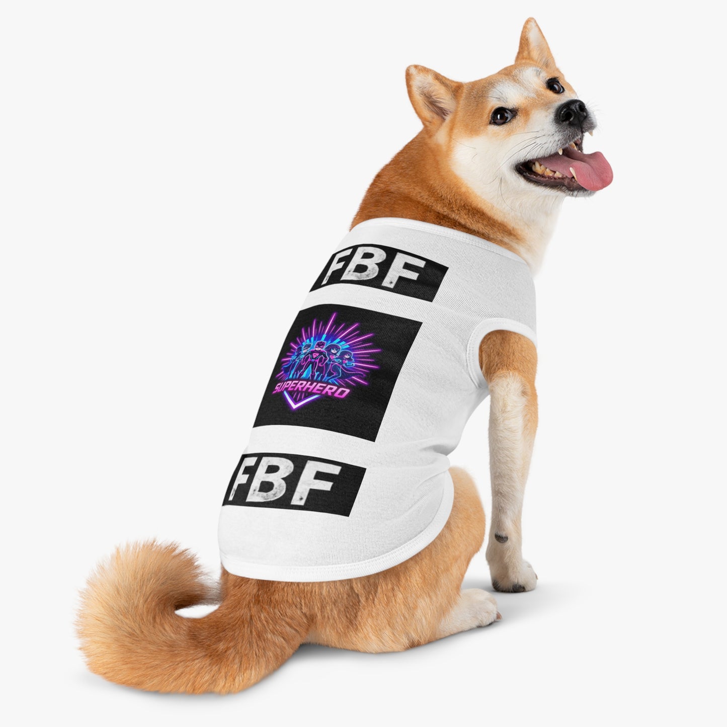Superhero Pet Tank Top | Cute Dog Shirt, Pet Apparel for Comic Lovers, Gift for Pet Owners, Summer Wear, FBF Design