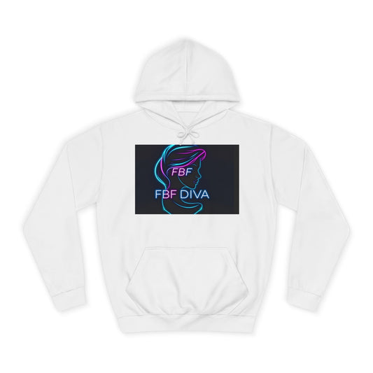 Neon FBF College Hoodie, Unisex Streetwear, Stylish Campus Apparel, Cozy Gift for Students, Trendy College Wear, FBF Diva Hoodie