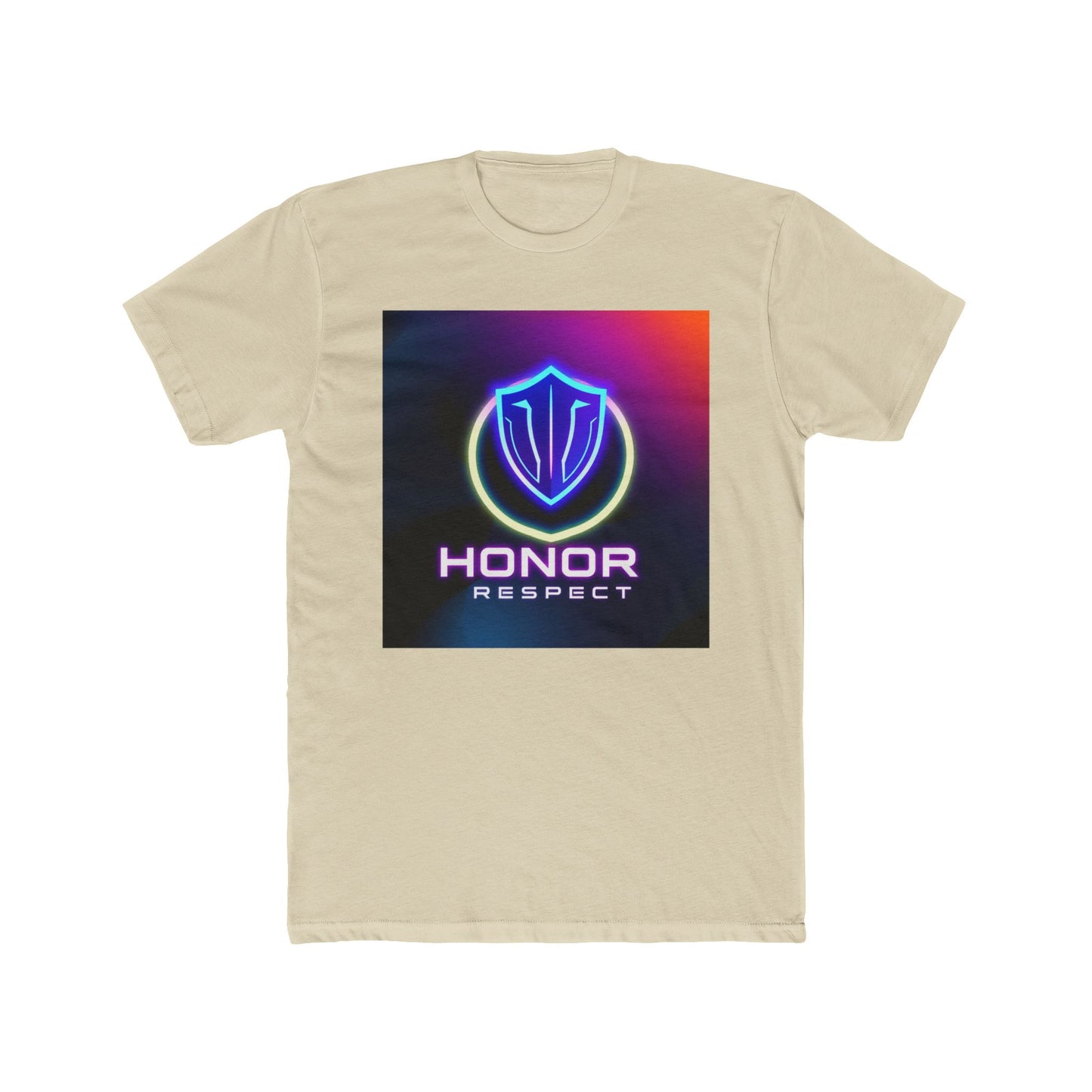 Unisex Cotton Crew Tee with Honor Respect and Role Model Design - Ideal for Gifts, Casual Wear, Appreciation Events, and Motivational Days