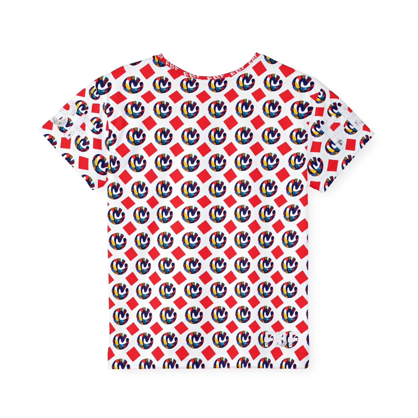 Colorful Kids Sports Jersey - Fun All-Over Print