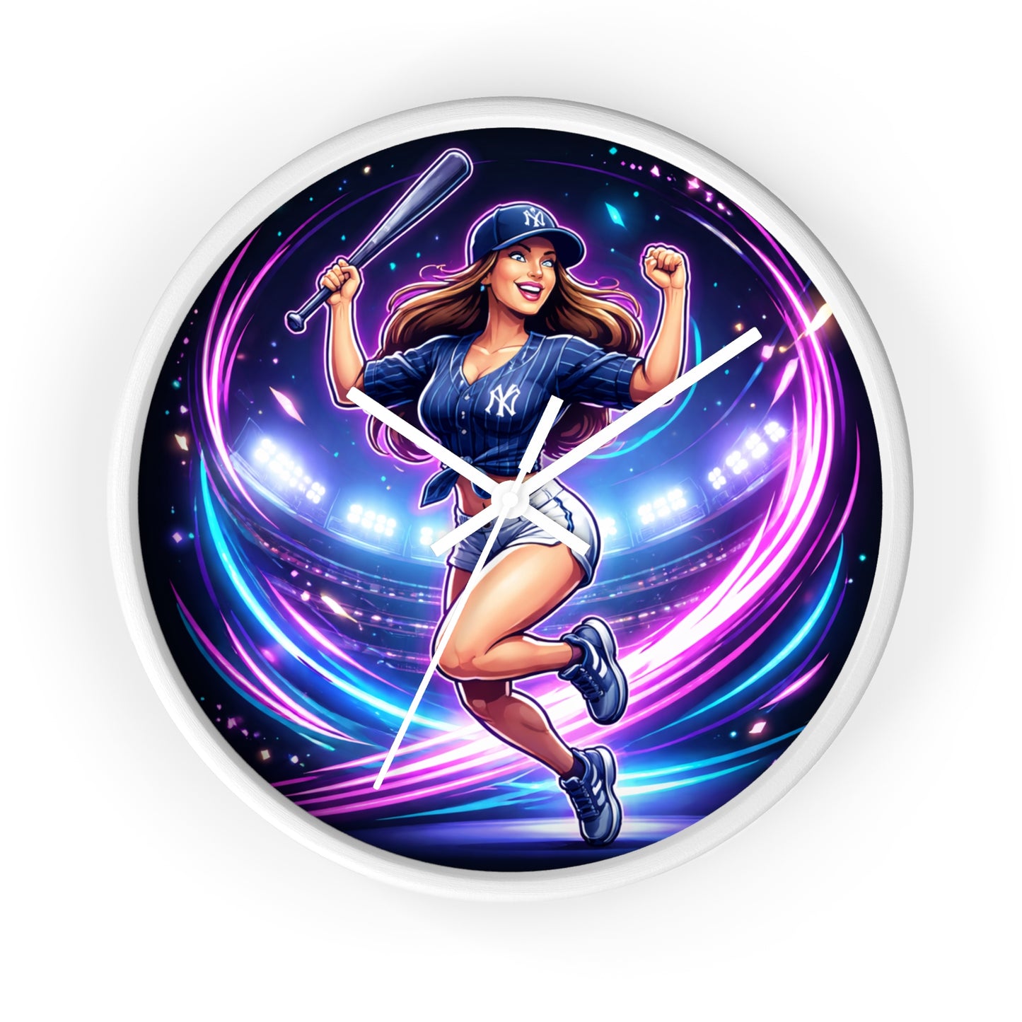 Yankee Gal Wall Clock