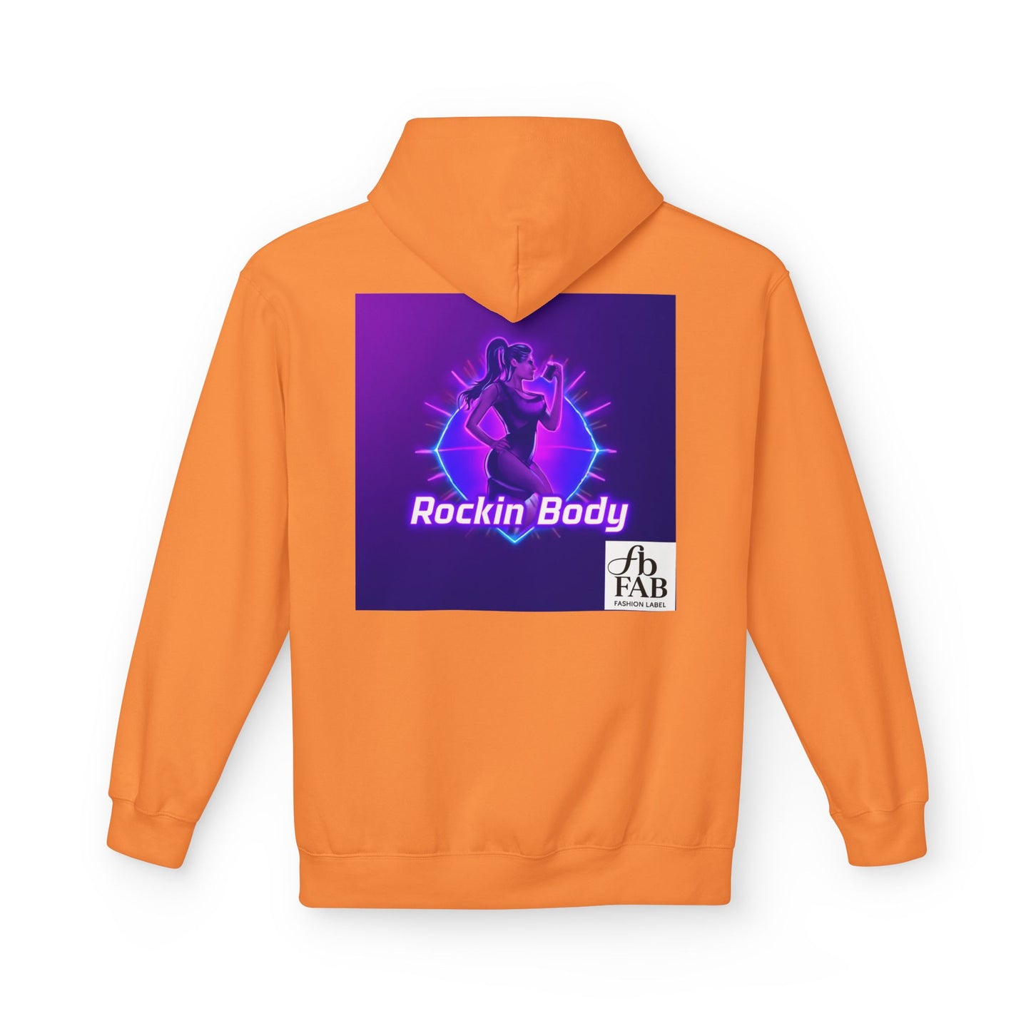 Rock Your Body Fleece Hoodie | Unisex Midweight Hoodie, Cozy Sweatshirt, Unique Gift for Fitness Lovers, Casual Wear, Music Inspired Apparel