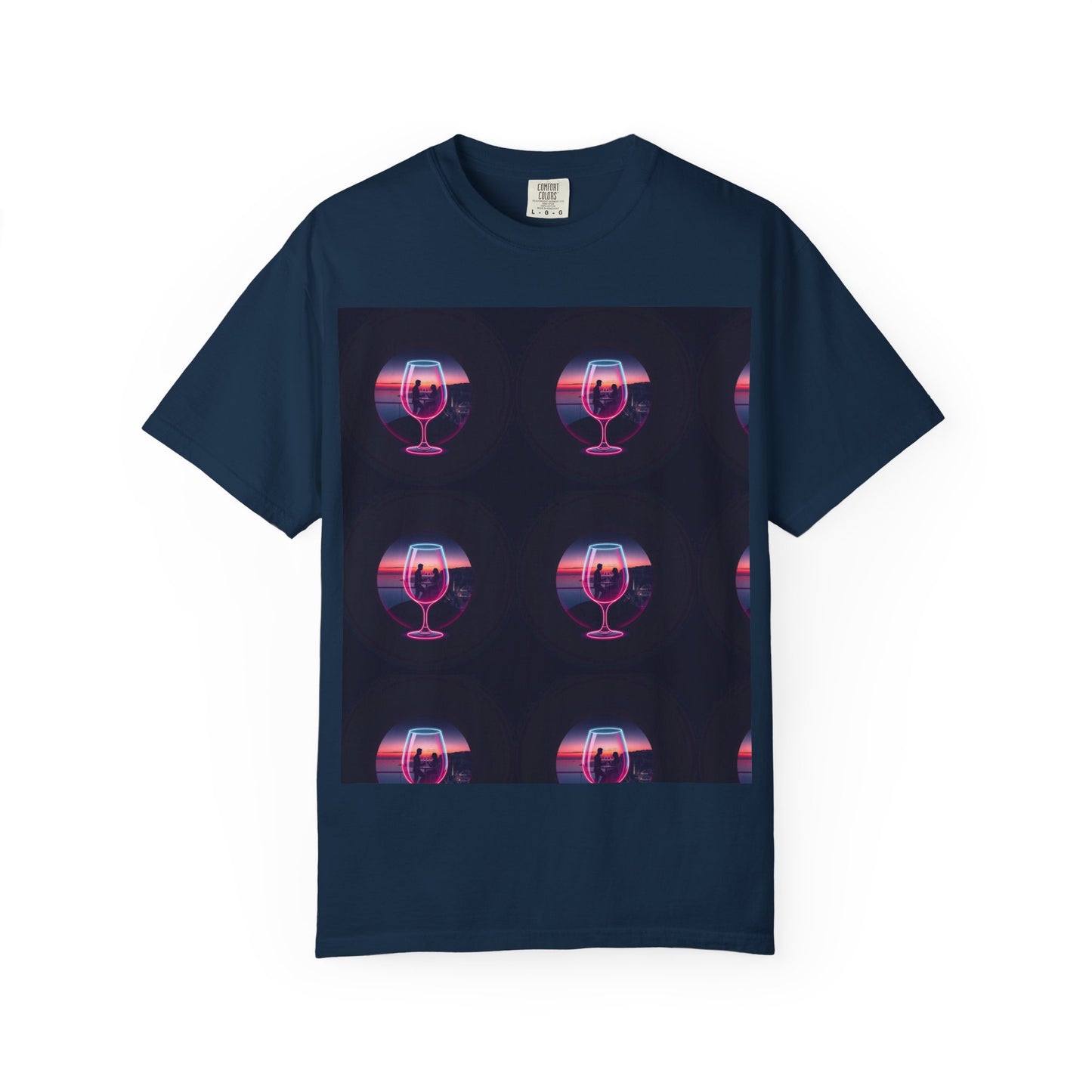 Retro Sunset Glasses T-Shirt, Unisex Garment-Dyed Tee for Casual Wear, Vintage Aesthetic Shirt, Gift for Friends, Summer Vibes Tee, [...]