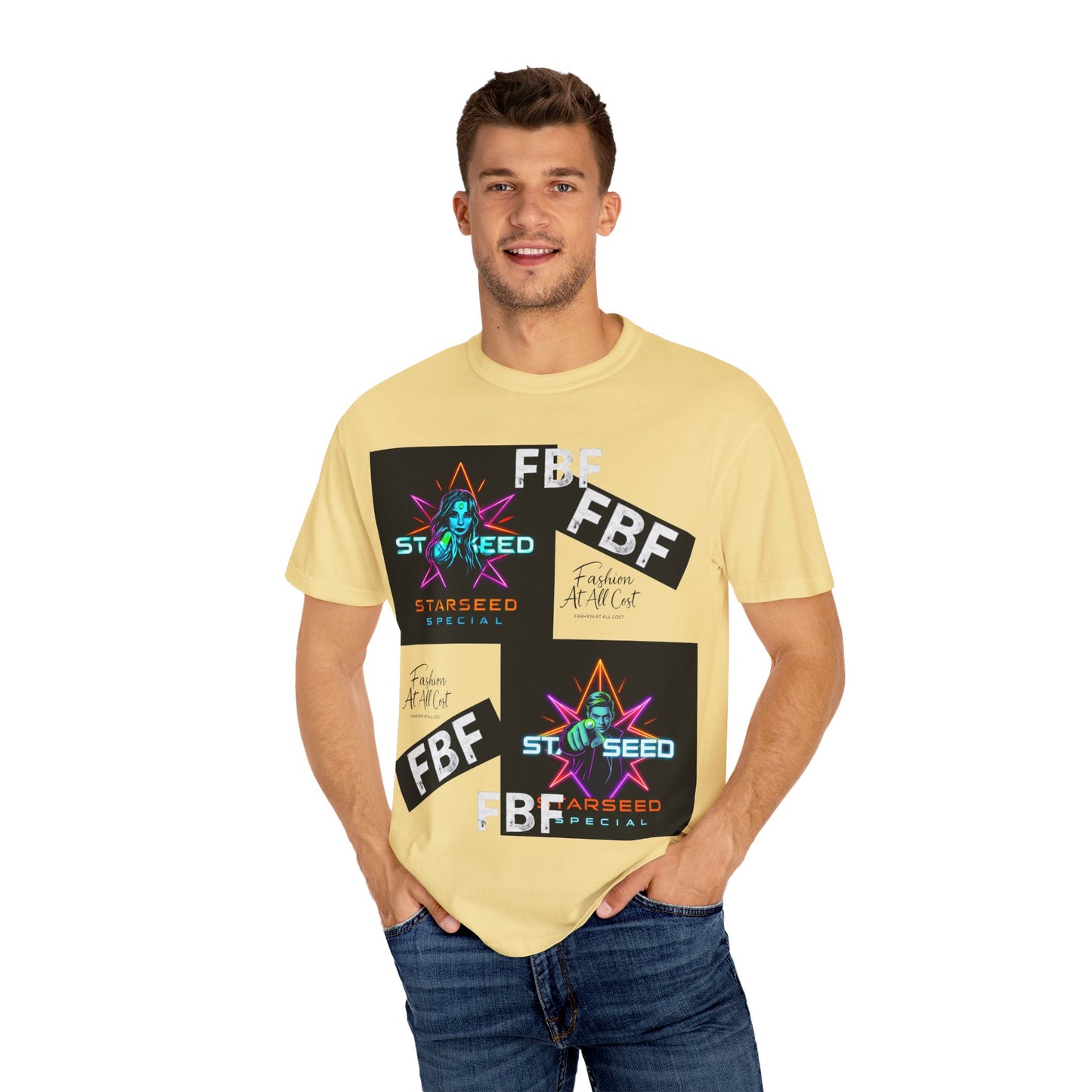 Garment-Dyed T-shirt, Trendy Graphic Tee, Casual Streetwear, Gift for Fashion Lovers, Unisex Style, Everyday Wear
