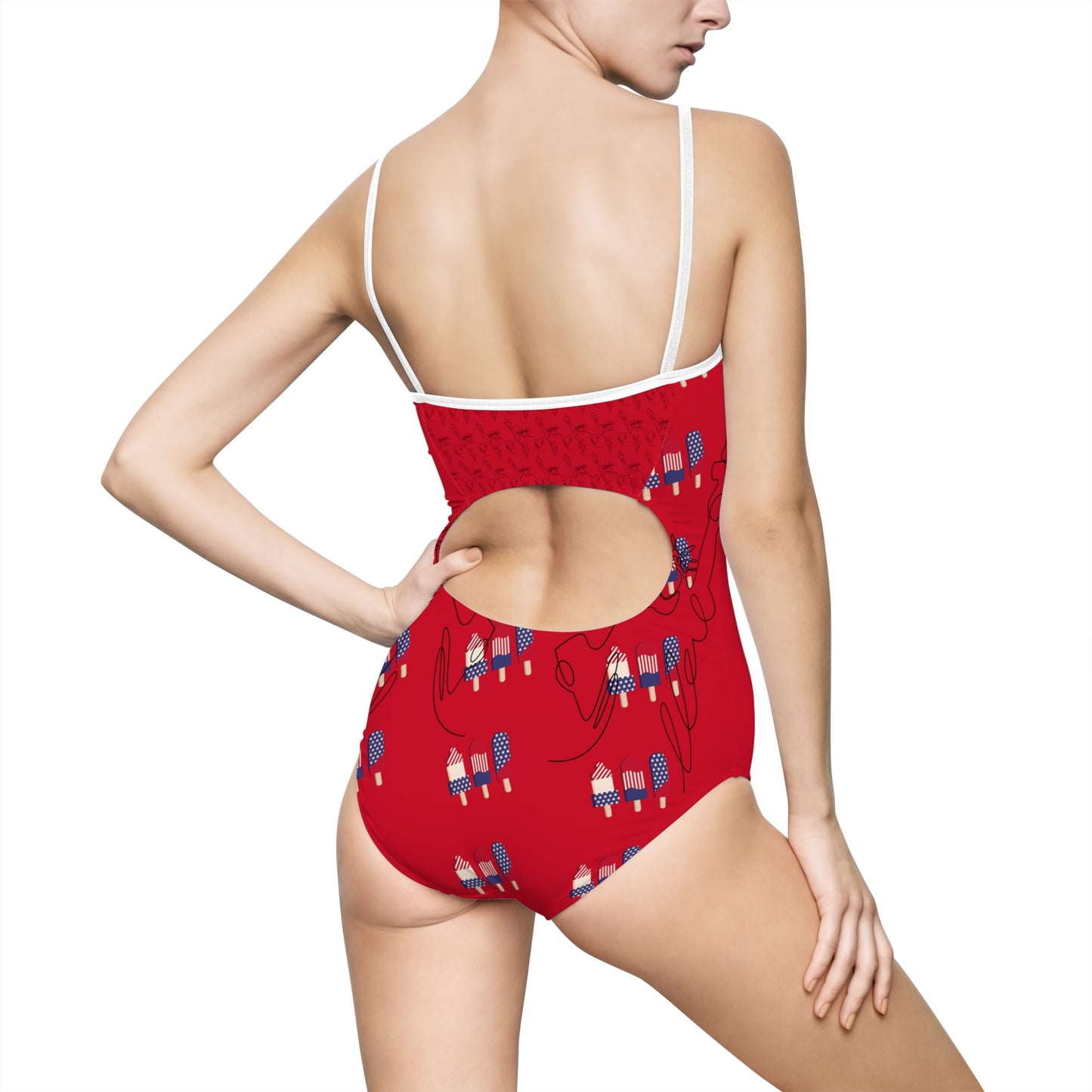 Women's One-piece Swimsuit (AOP)