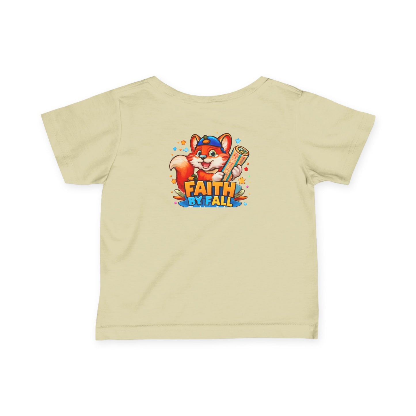 Infant Tee — Cute Fox "Faith Fox" Graphic Baby Shirt