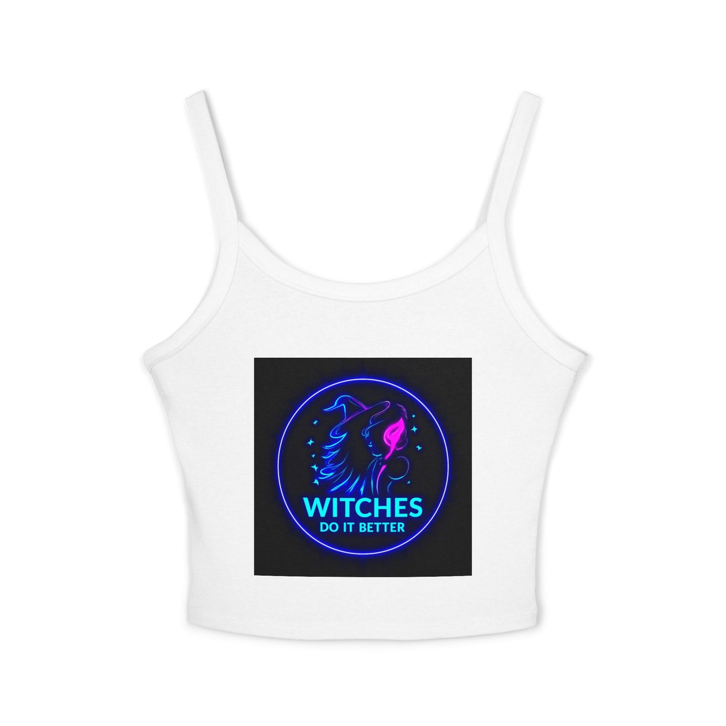Women's Neon Graphic Tank Top - Perfect for Witches & Festival Lovers, Summer Fashion, Witchy Vibes, Occasions & Celebrations