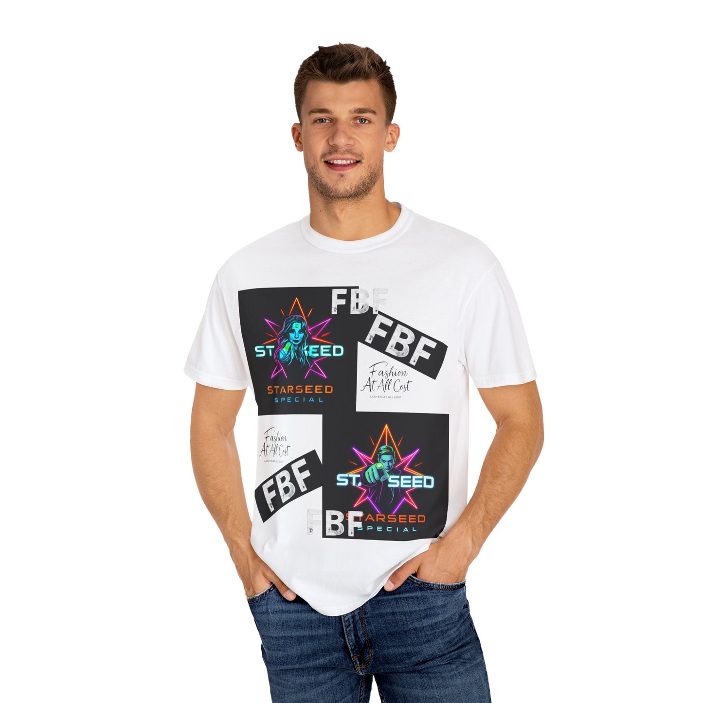 Garment-Dyed T-shirt, Trendy Graphic Tee, Casual Streetwear, Gift for Fashion Lovers, Unisex Style, Everyday Wear