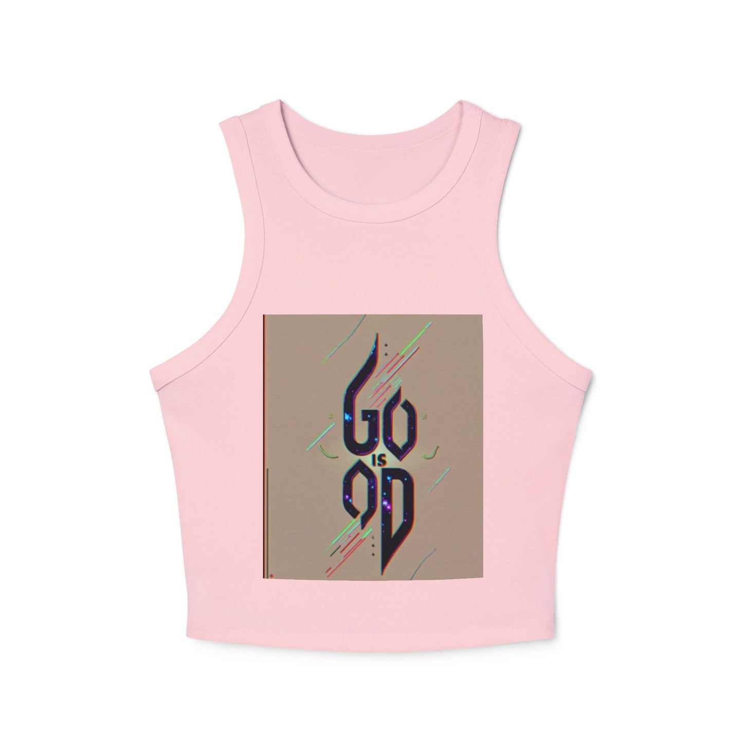 Inspirational Women's Micro Rib Racer Tank Top, Empowerment Tee, Motivational Workout Shirt, Stylish Athleisure Top, Gift for Her