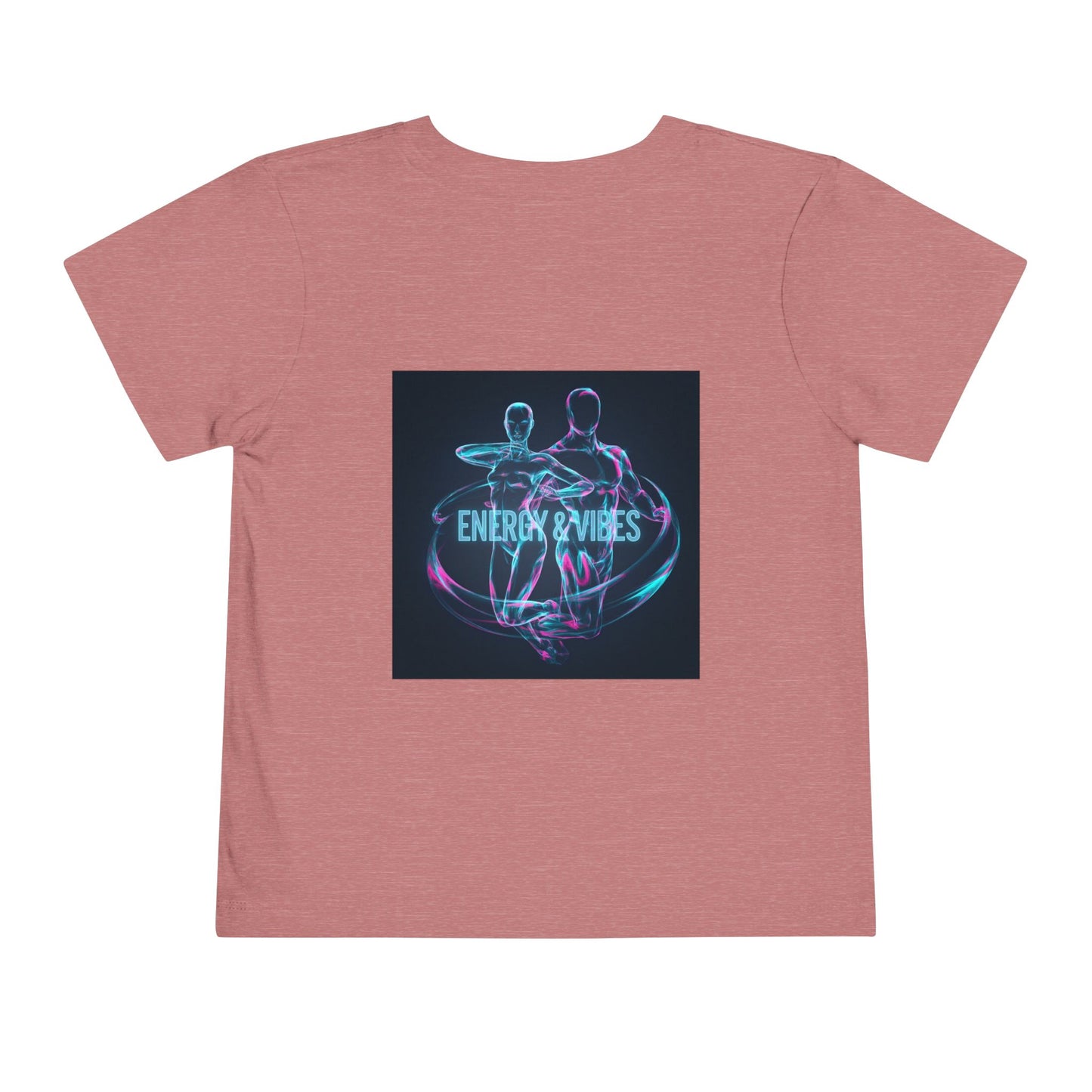 Toddler Tee — Energy & Vibes Neon Dance Graphic