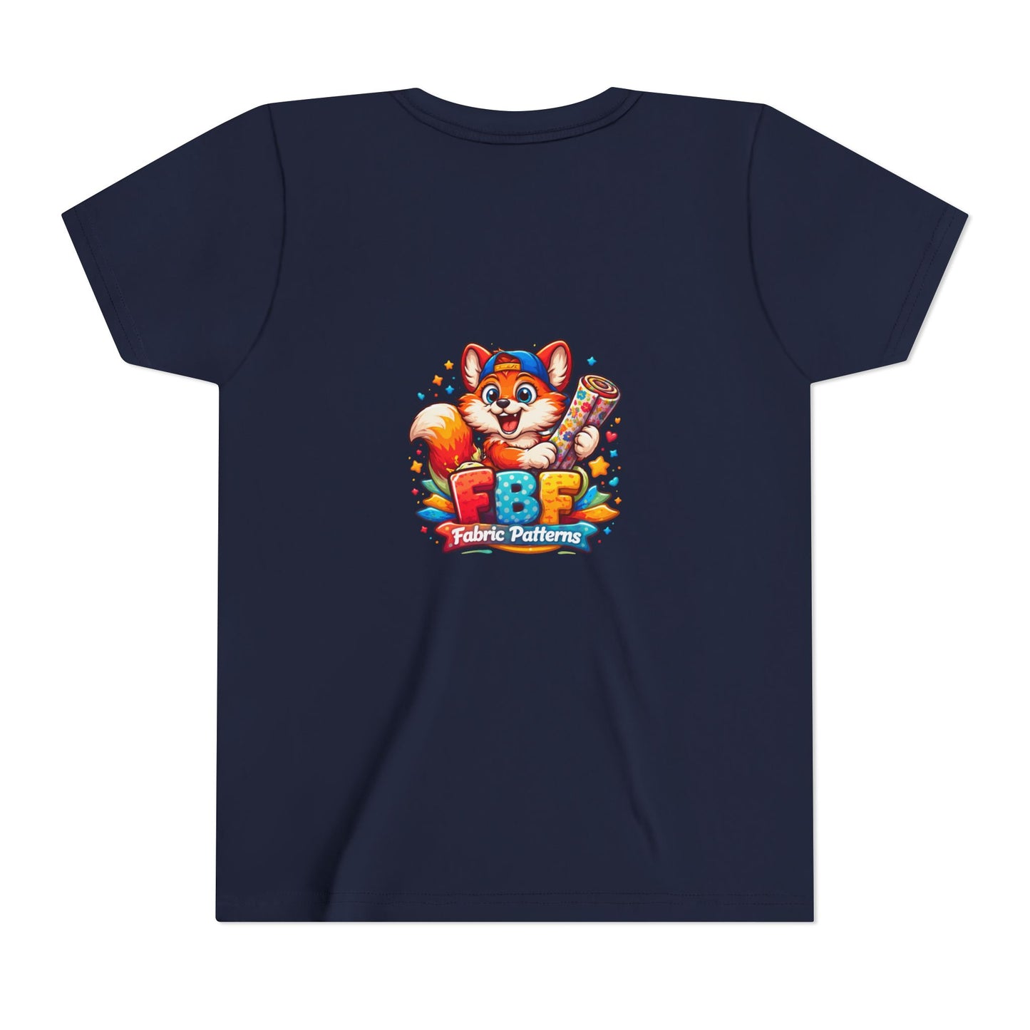Youth Tee — Colorful Cartoon Fox 'FBF' Logo Kids Shirt
