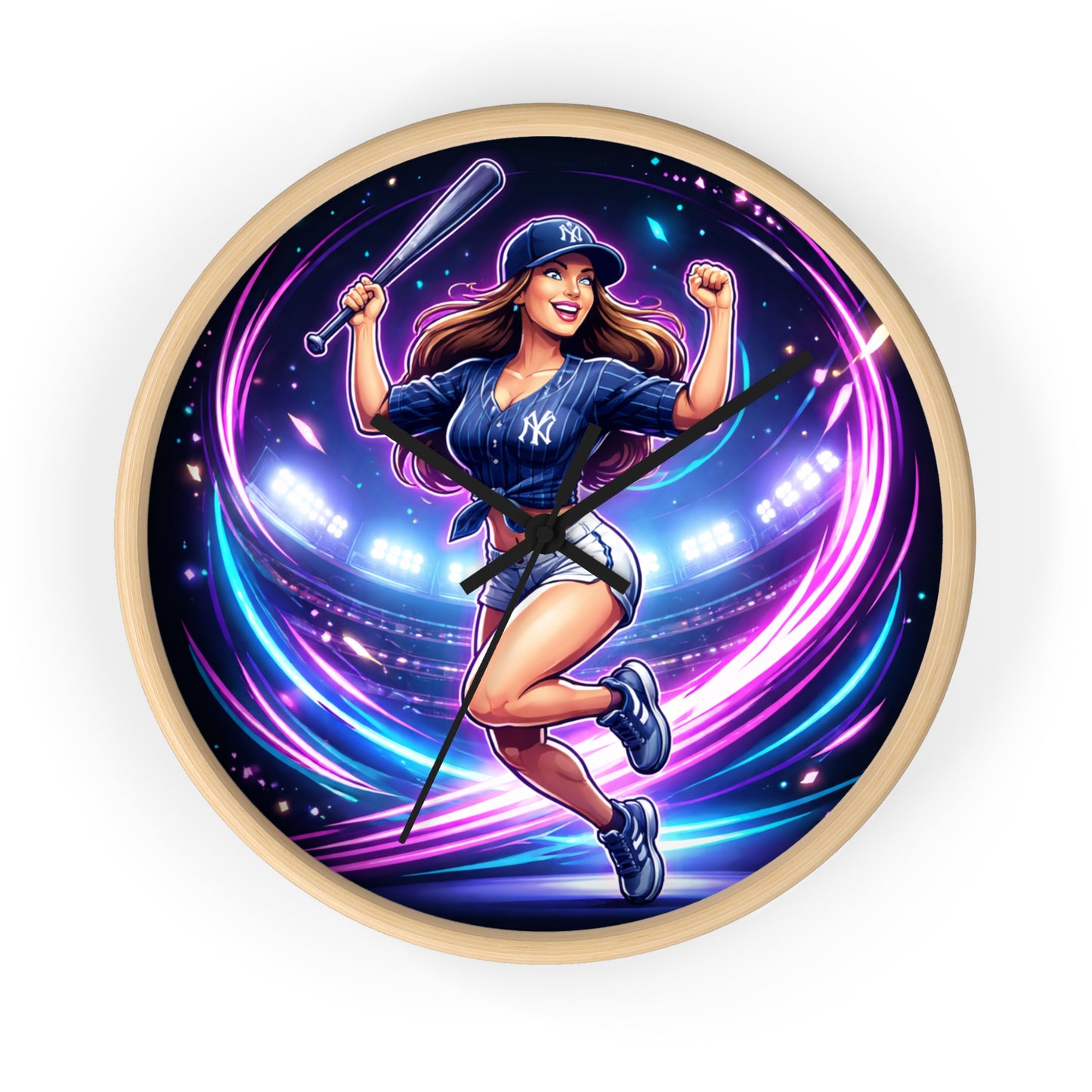 Yankee Gal Wall Clock