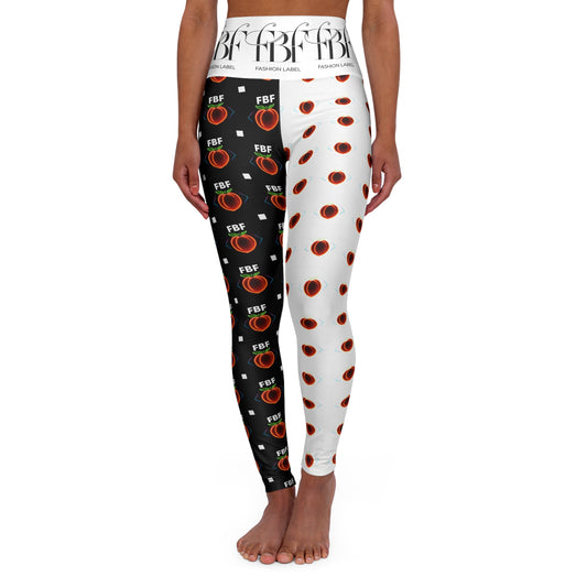 Stylish High Waisted Yoga Leggings for Fitness Enthusiasts, Workout Gear, Activewear, Yoga Outfit, Gift for Her