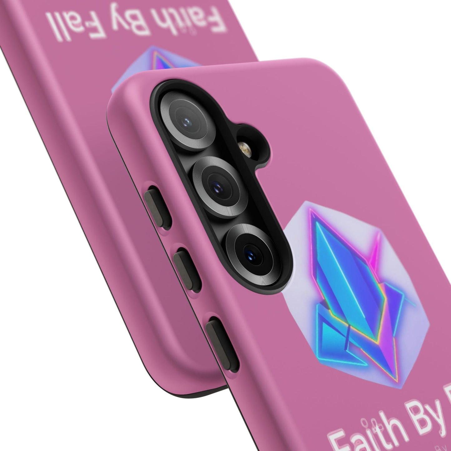 Vibrant Phone Case with Motivational Design - Faith By Fall, Colorful Phone Cover, Customizable Mobile Accessory, Unique Gift Idea, [...]