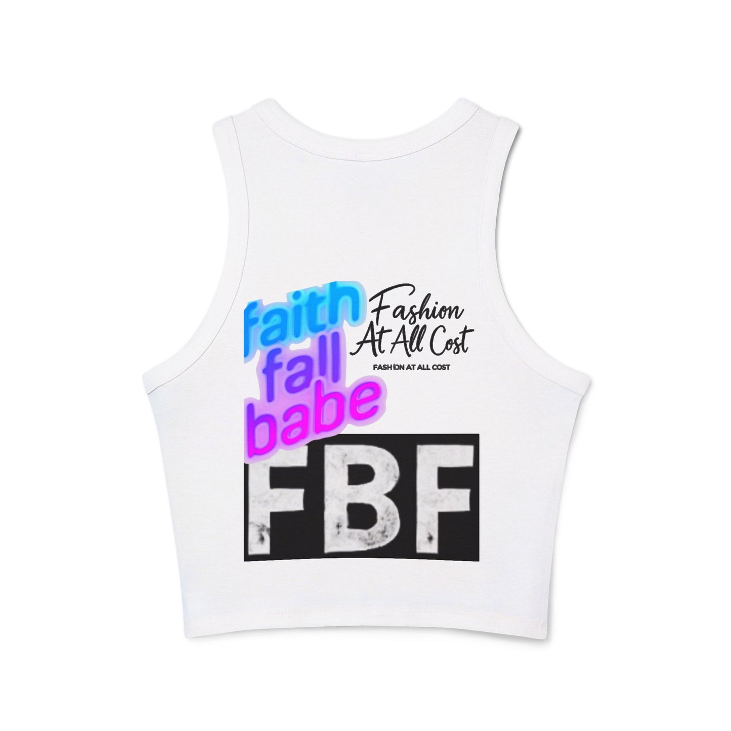Stylish Women's Tank Top - Fashion At All Cost, Summer Casual Wear, Workout Top, Trendy Crop, Gift for Fashion Lovers