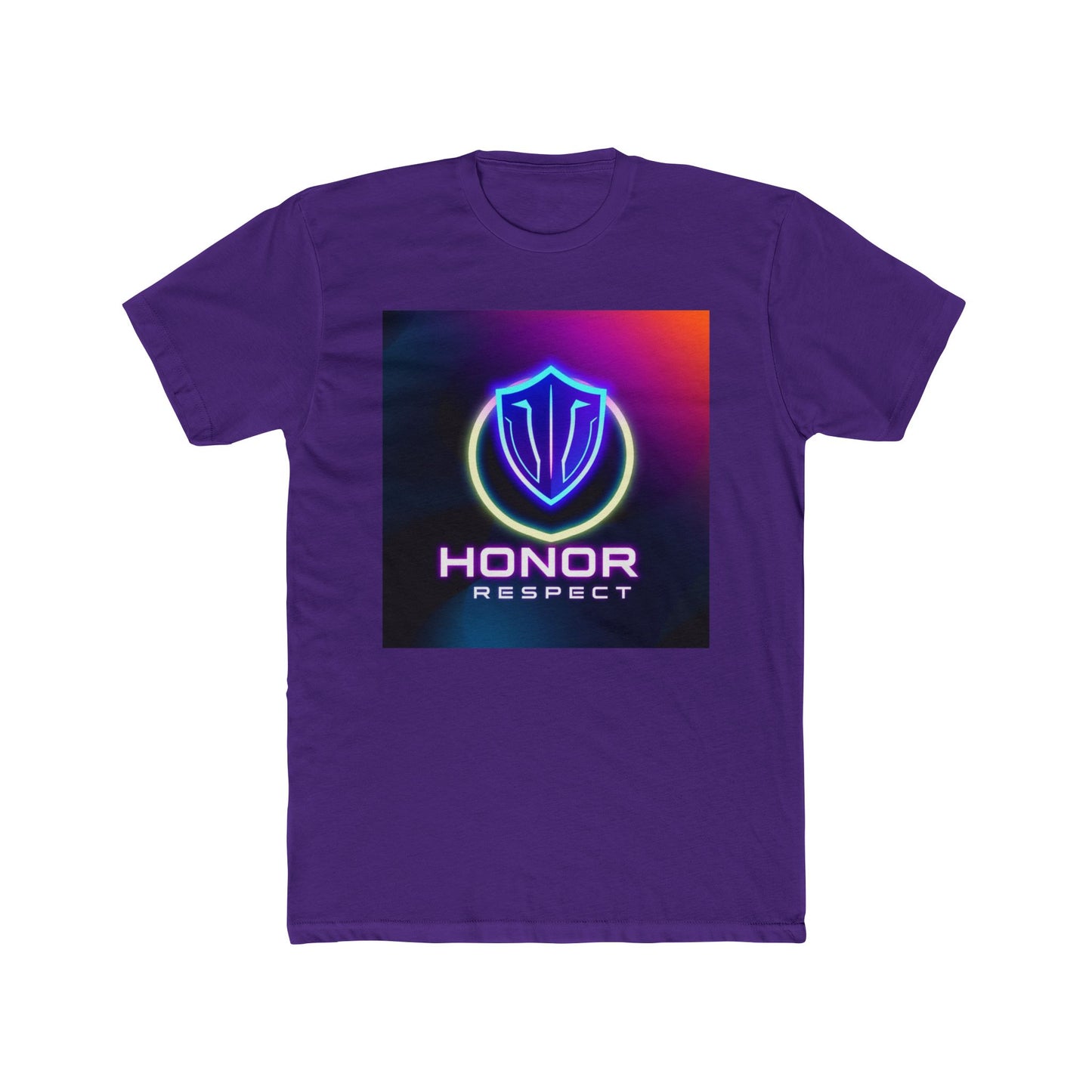 Unisex Cotton Crew Tee with Honor Respect and Role Model Design - Ideal for Gifts, Casual Wear, Appreciation Events, and Motivational Days