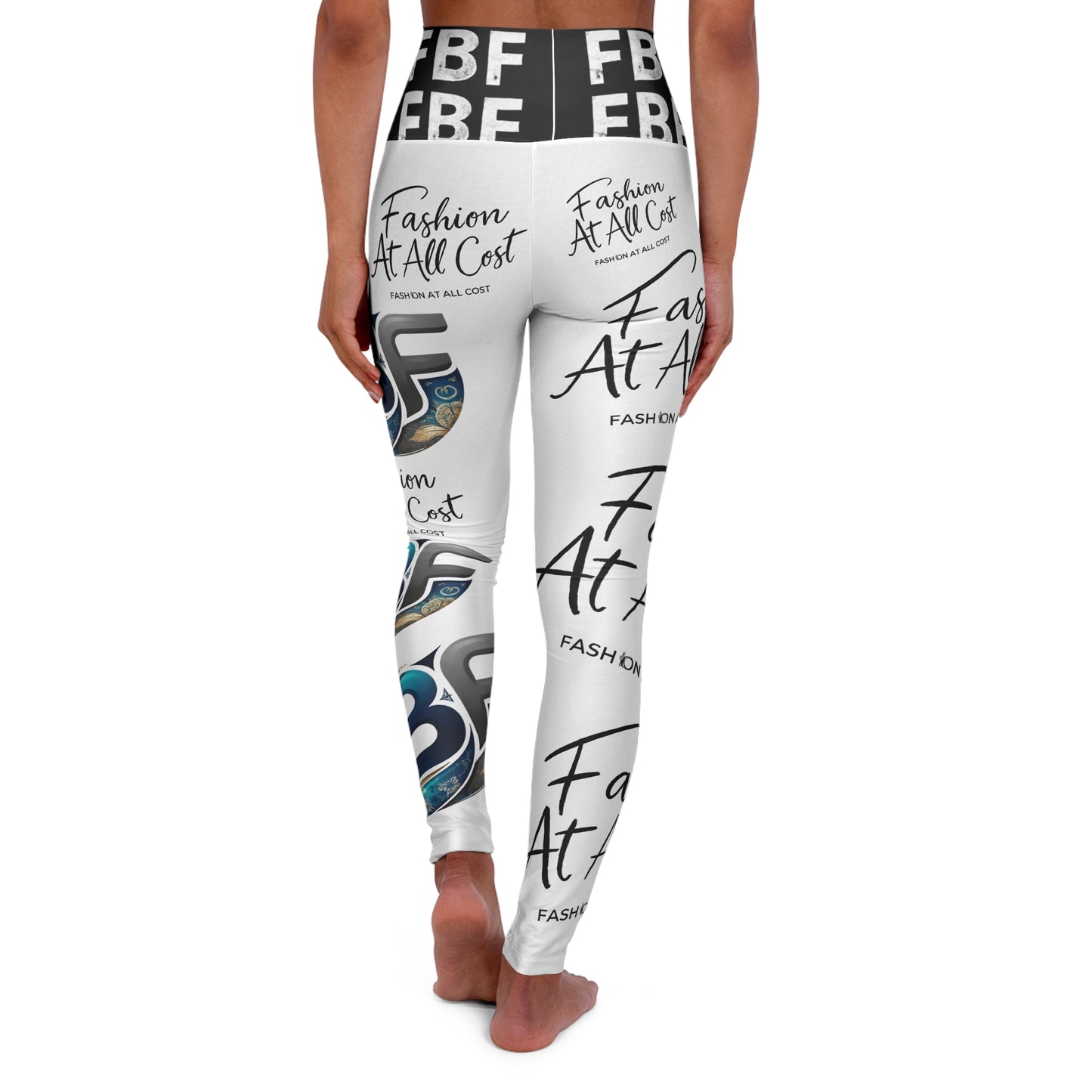 High Waisted Yoga Leggings (AOP)