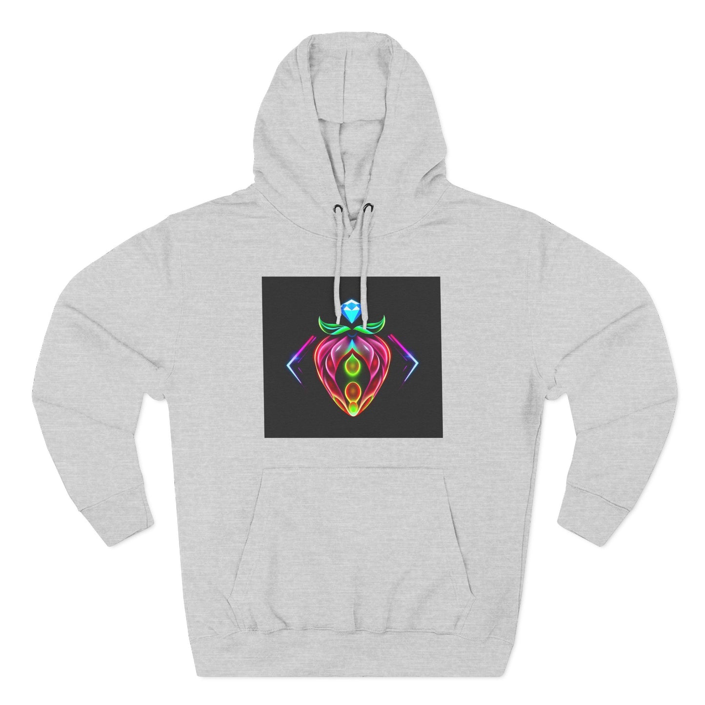 Vibrant Art Hoodie, Colorful Fleece Hoodie, Unique Sweatshirt, Artistic Gift, Cozy Layer for Every Occasion