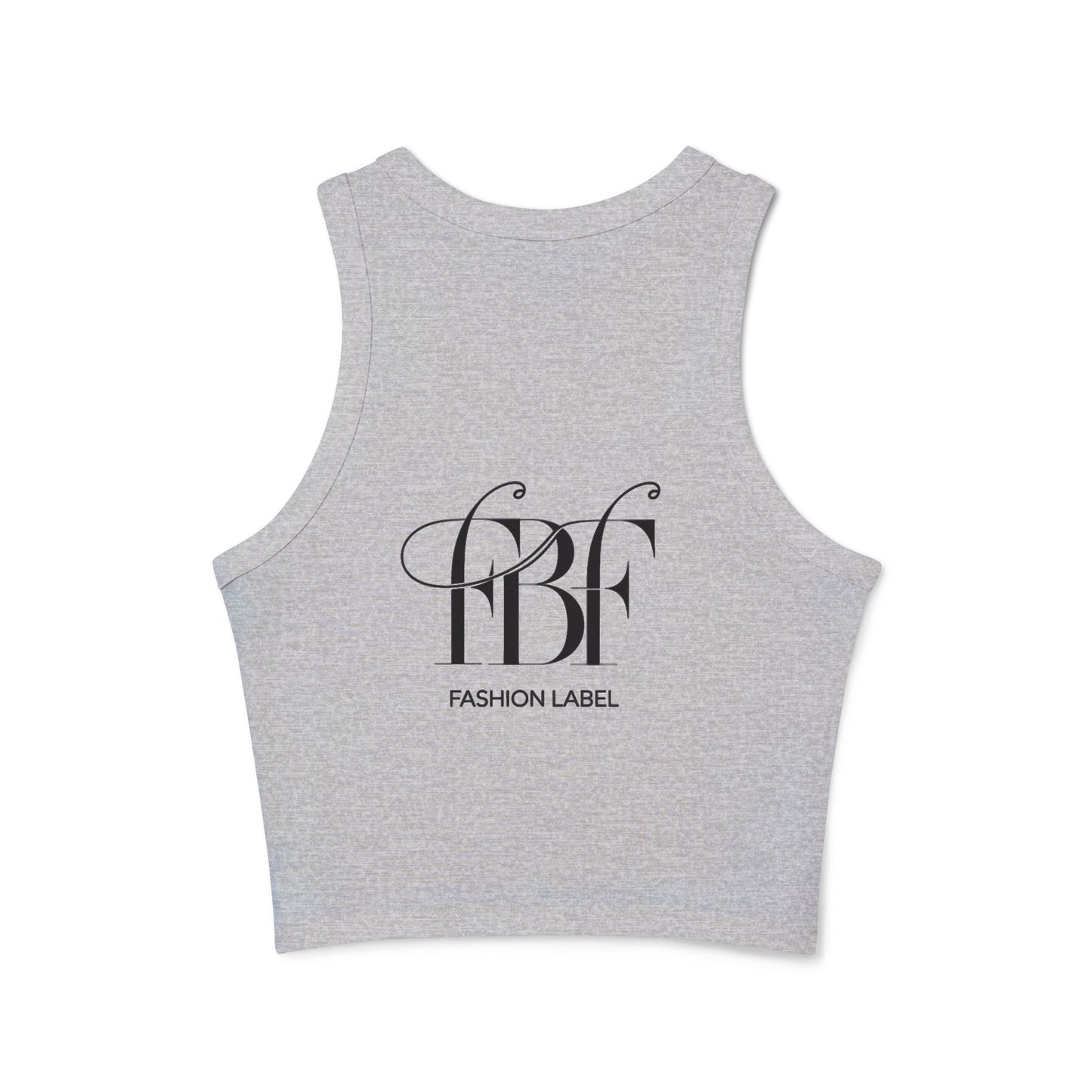 Chic Graphic Racer Tank Top, Casual Wear, Summer Essential, Trendy Apparel, Street Style, Festival Outfit