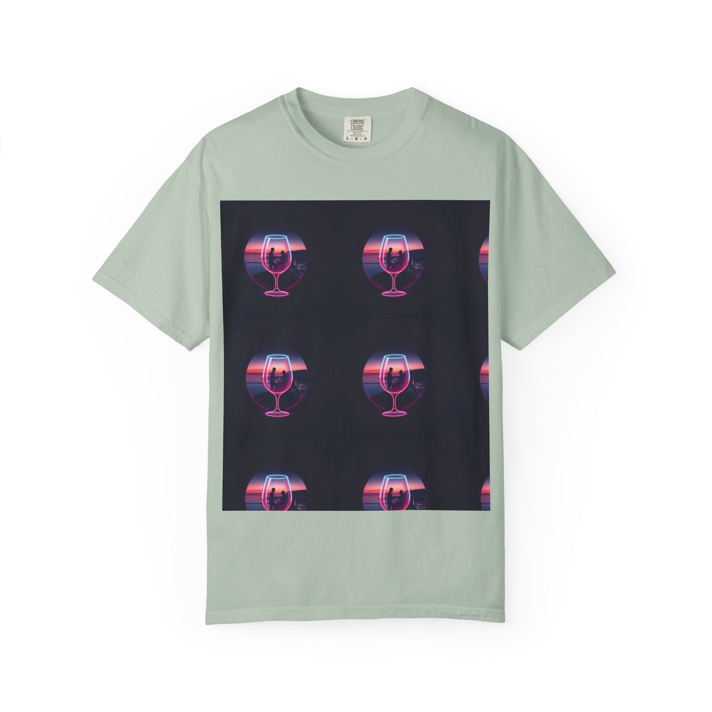 Retro Sunset Glasses T-Shirt, Unisex Garment-Dyed Tee for Casual Wear, Vintage Aesthetic Shirt, Gift for Friends, Summer Vibes Tee, [...]