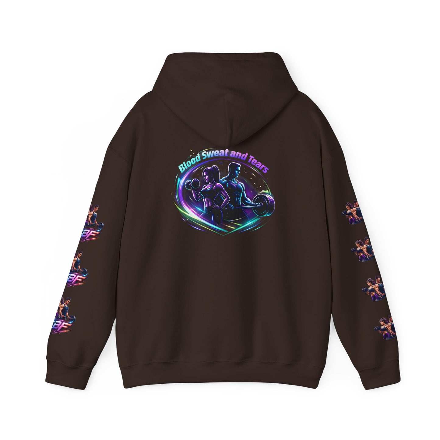 Weightlifting Hoodie — "Blood, Sweat and Tears" Fitness Pullover