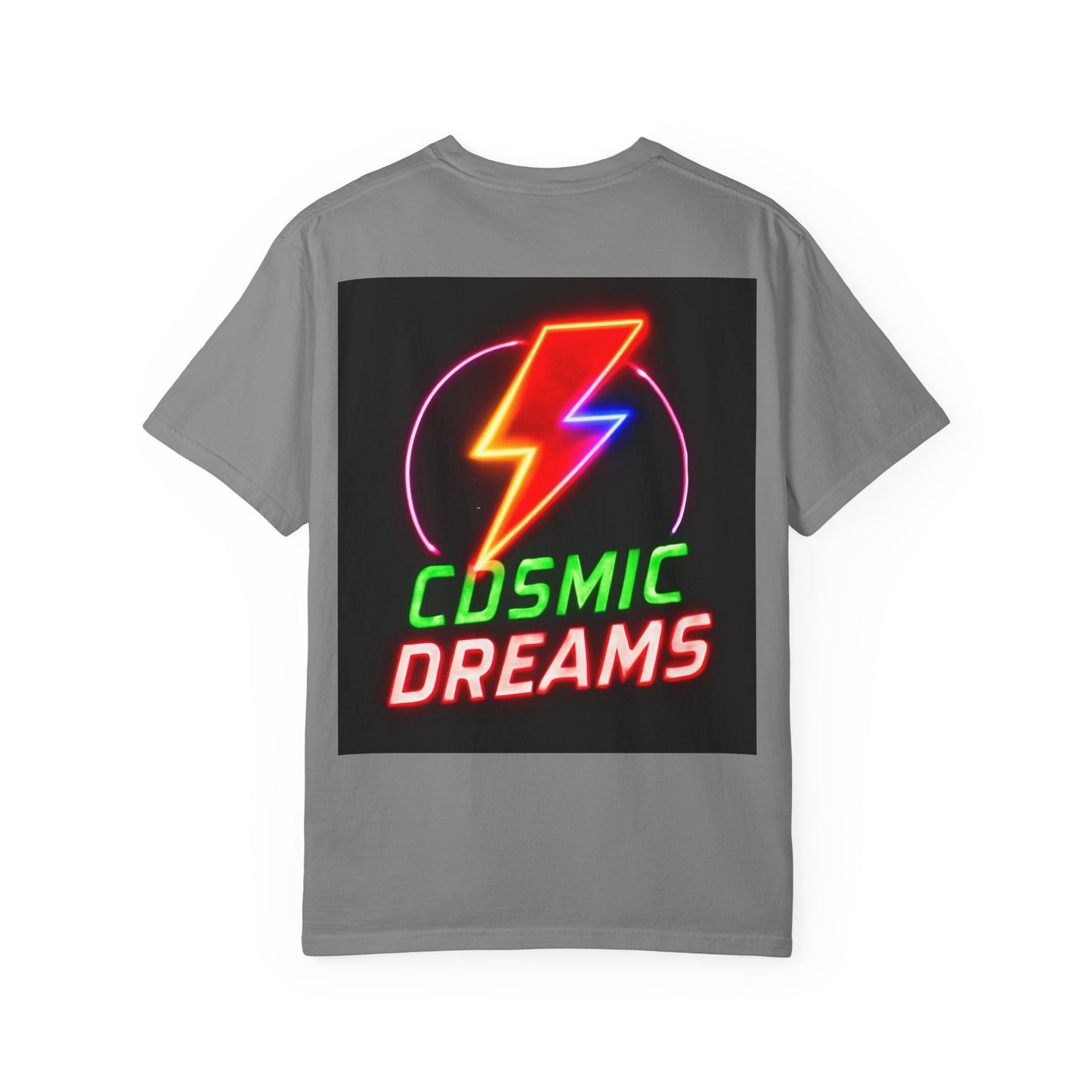 Vibrant Unisex Graphic T-Shirt, Cosmic Dreams Tee, Retro Neon Shirt, Stylish Casual Wear, Gift for Gamers & Dreamers