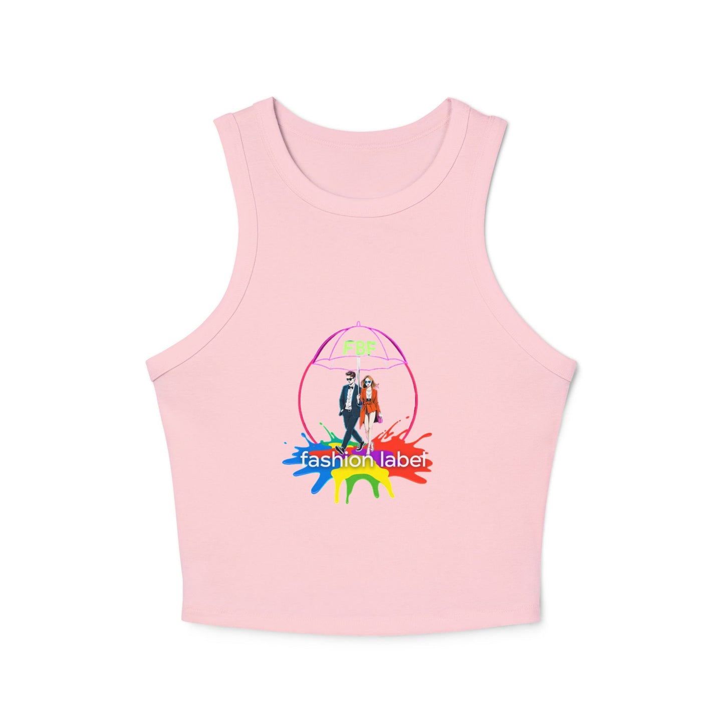 Women's Micro Rib Racer Tank Top