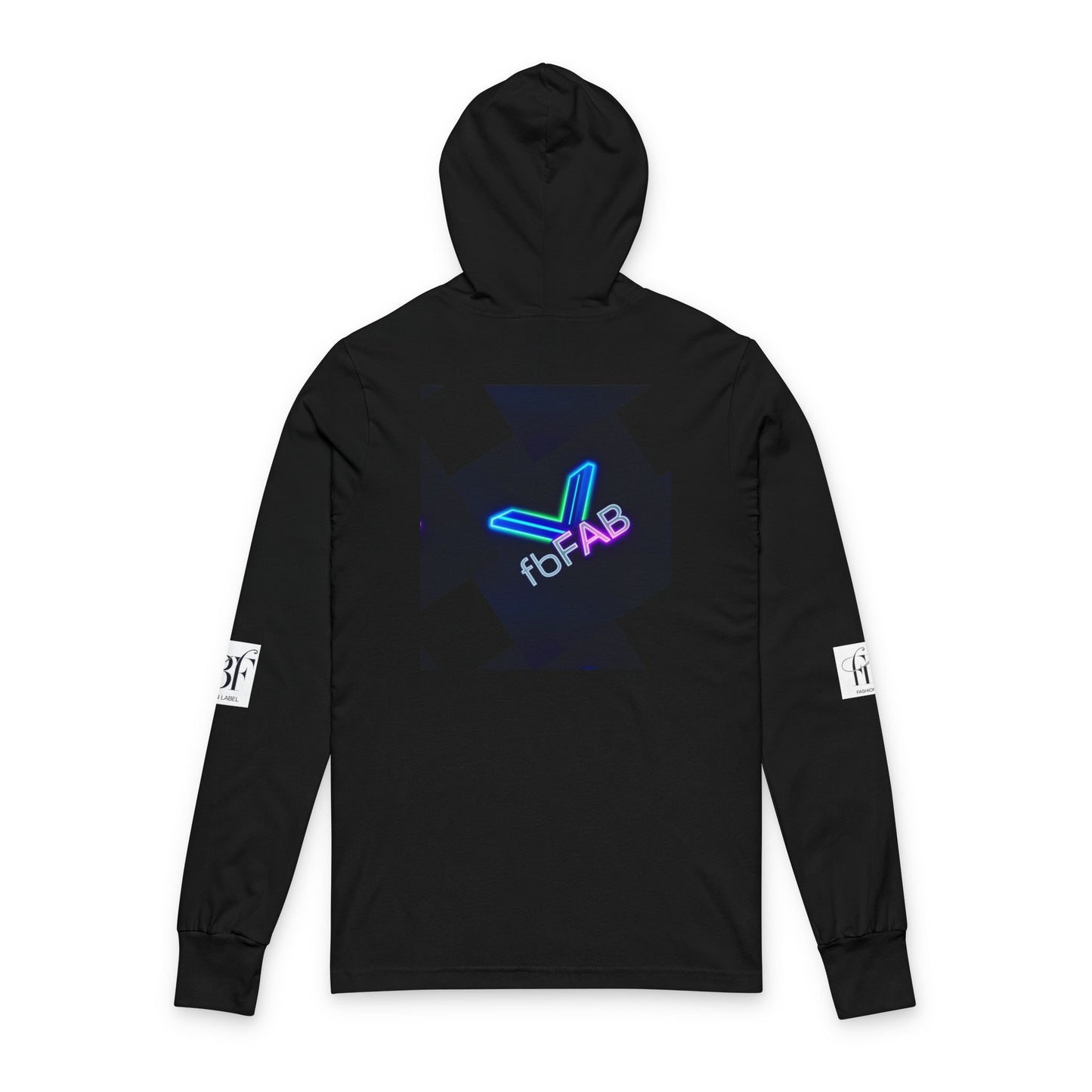 Vibrant Graphic Unisex Hooded Long Sleeve Tee - Fitness and Style Fusion