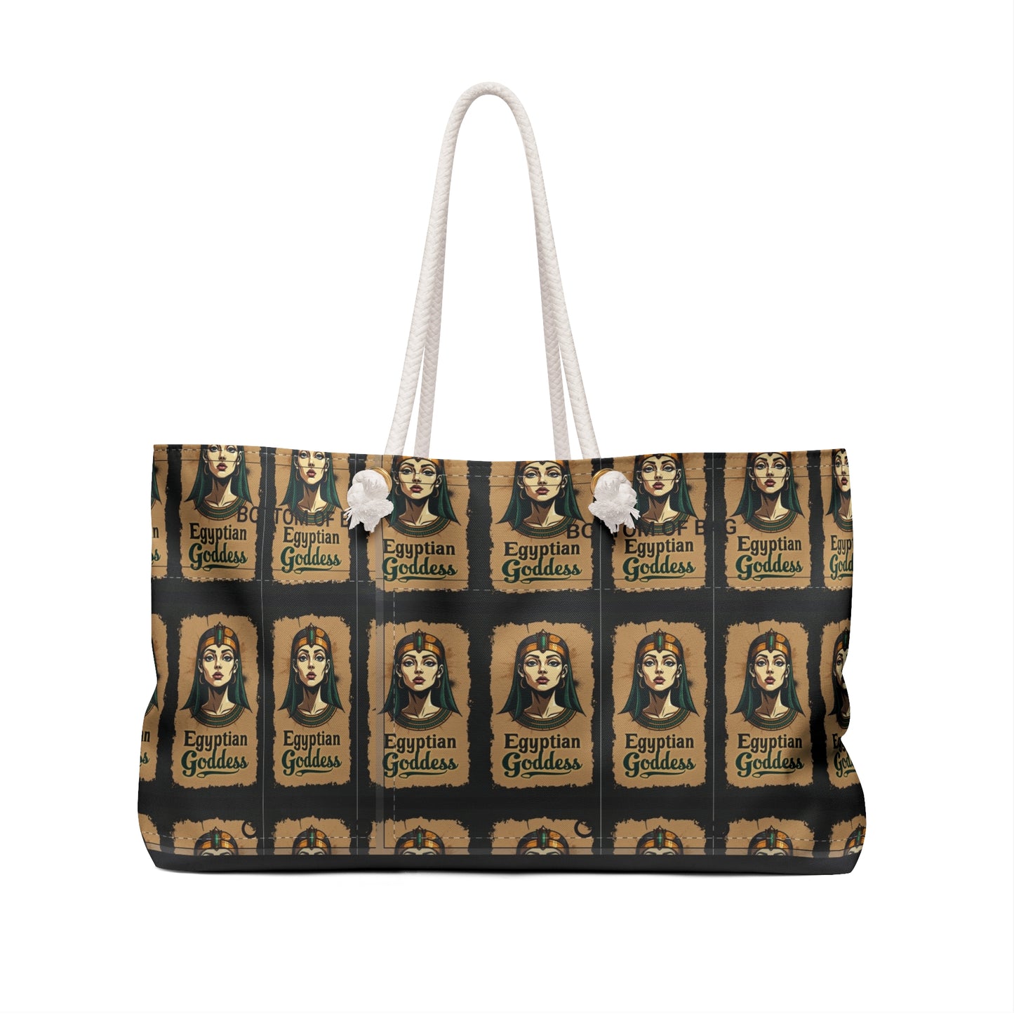 Egyptian Goddess Weekender Bag - Stylish Tote for Travel & Leisure