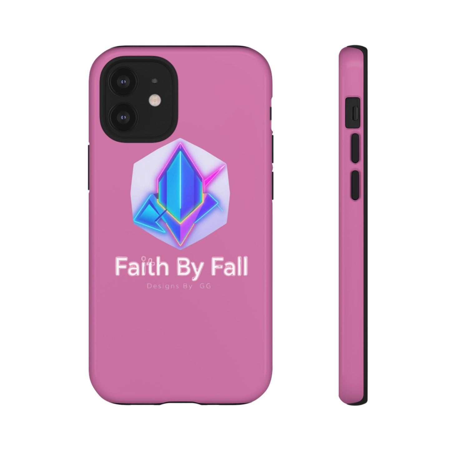 Vibrant Phone Case with Motivational Design - Faith By Fall, Colorful Phone Cover, Customizable Mobile Accessory, Unique Gift Idea, [...]