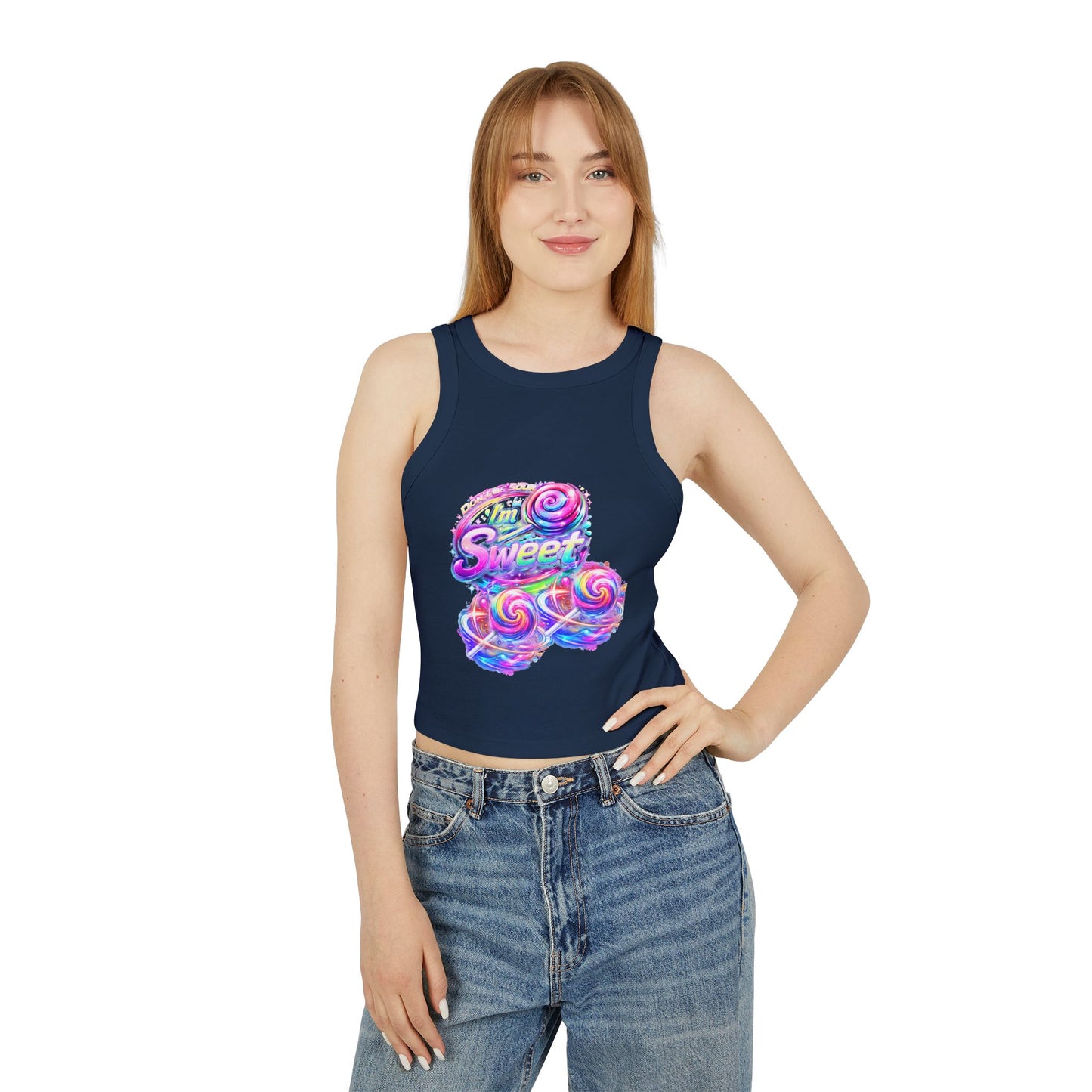Women's Micro Rib Racer Tank Top