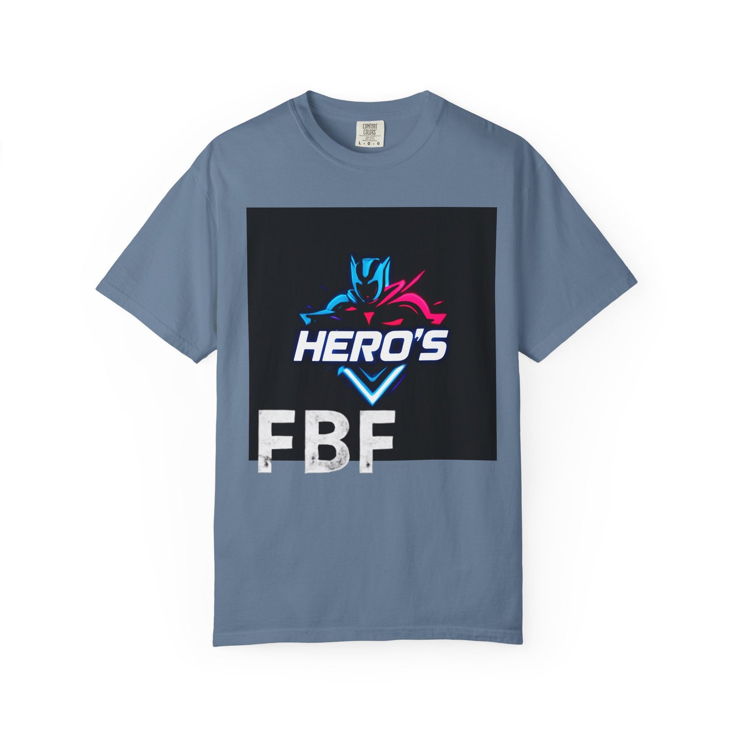 Hero's Unisex Garment-Dyed T-shirt, Casual Tee, Perfect for Gifting, Comic Fans, Hero Celebrations, Graphic Tee, Everyday Wear